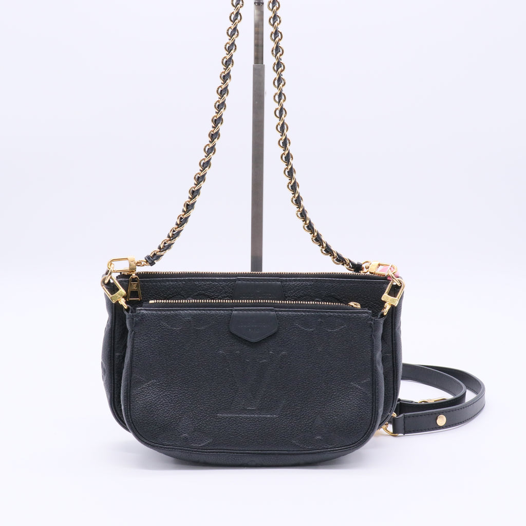 Louis Vuitton Multi Pochette Accessoires Monogram Empreinte Giant LDJ2206 Twins