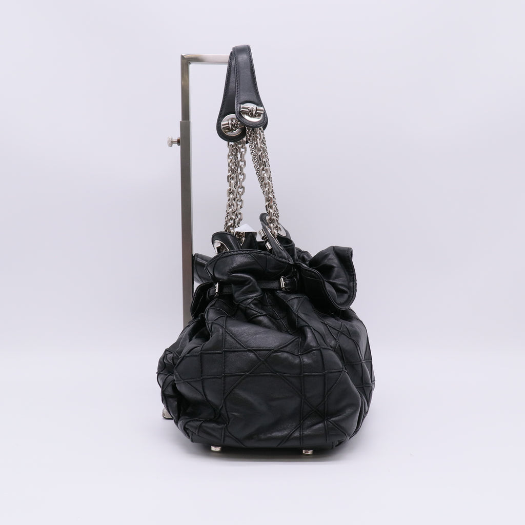 Black Leather Quilted Cannage Le Trente Bag B23239