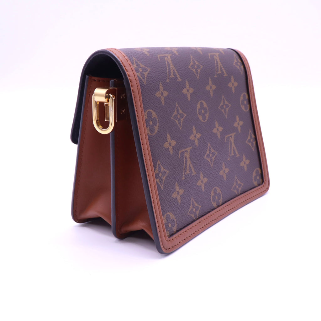 Dauphine Shoulder Bag Reverse Monogram Canvas Mini Twins LDJ4125