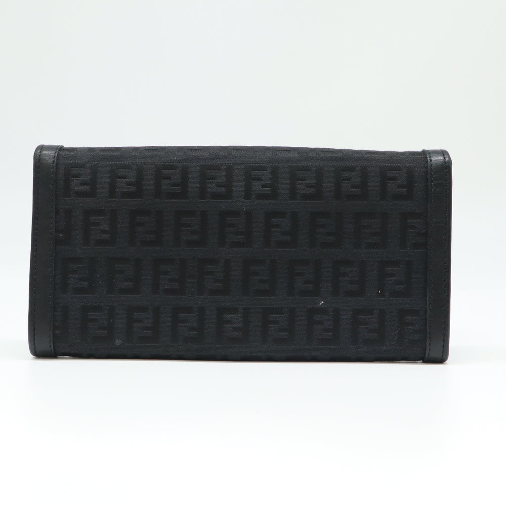 Fendi Zucchino FF Continental Flap Wallet W21724