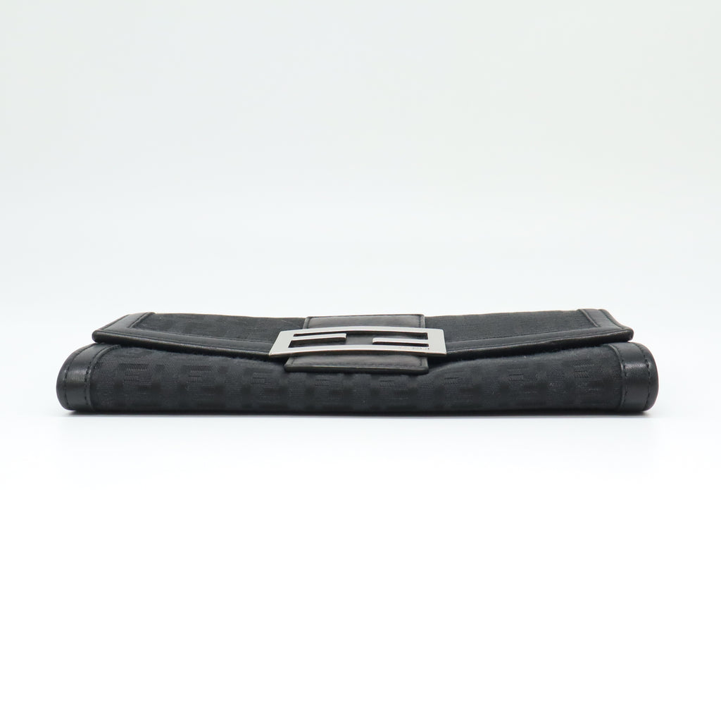 Fendi Zucchino FF Continental Flap Wallet W21724