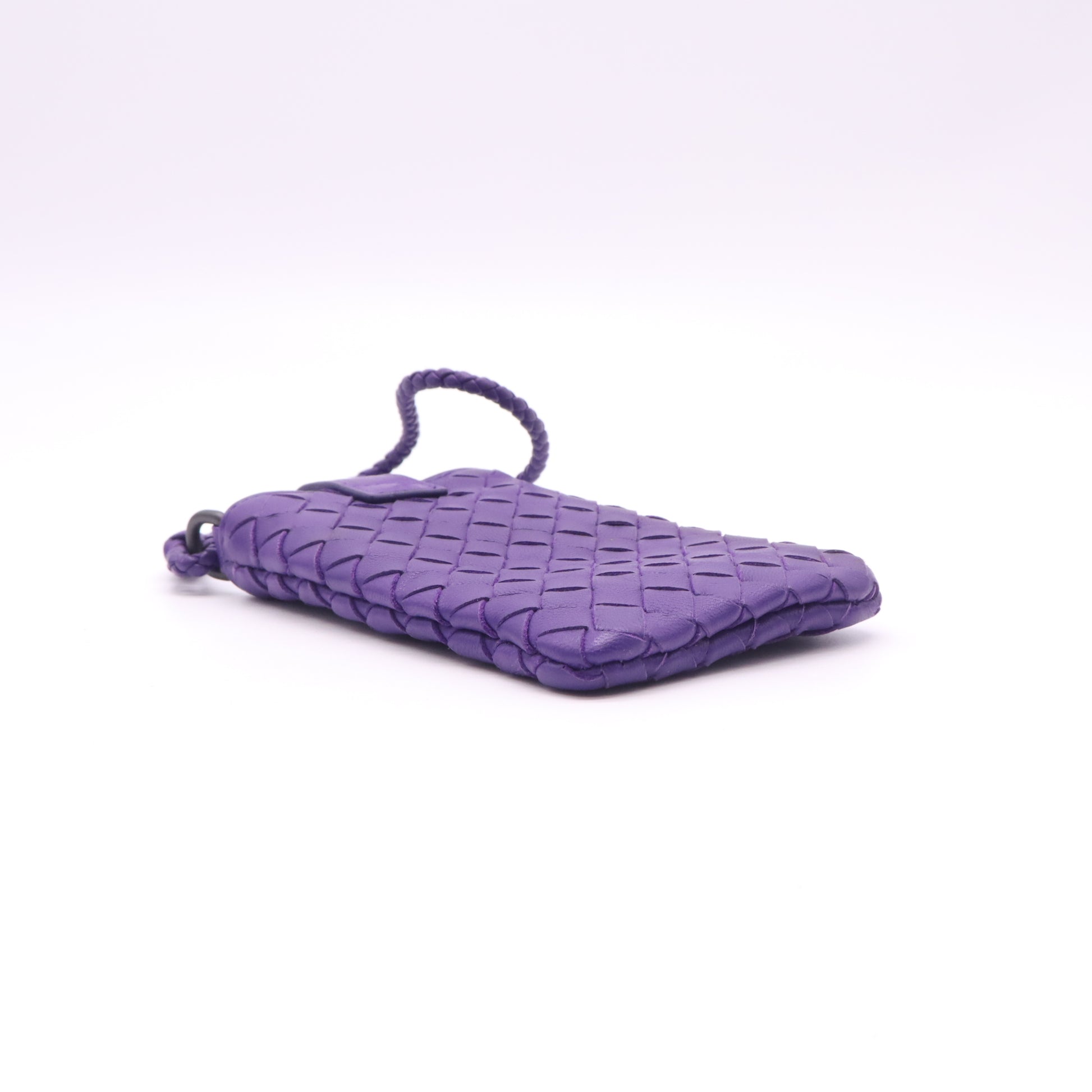 Bottega Veneta Intrecciato Nappa Leather Phone Case Pouch W22668