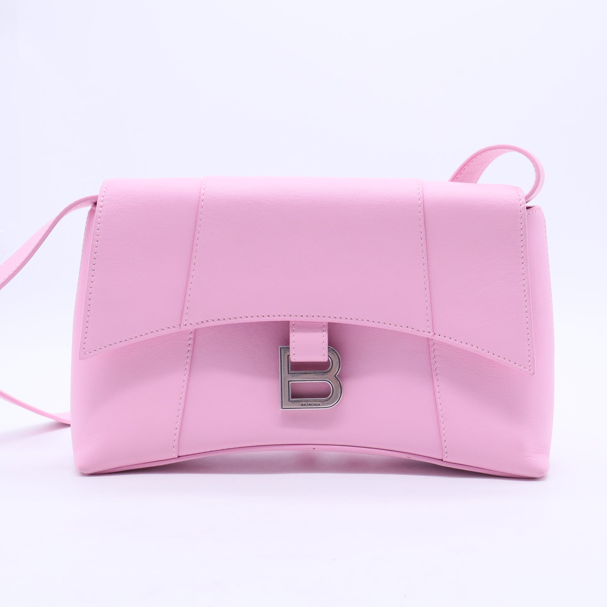 Downtown Soft Hourglass Shoulder Bag Leather Small Twins LDJ2801