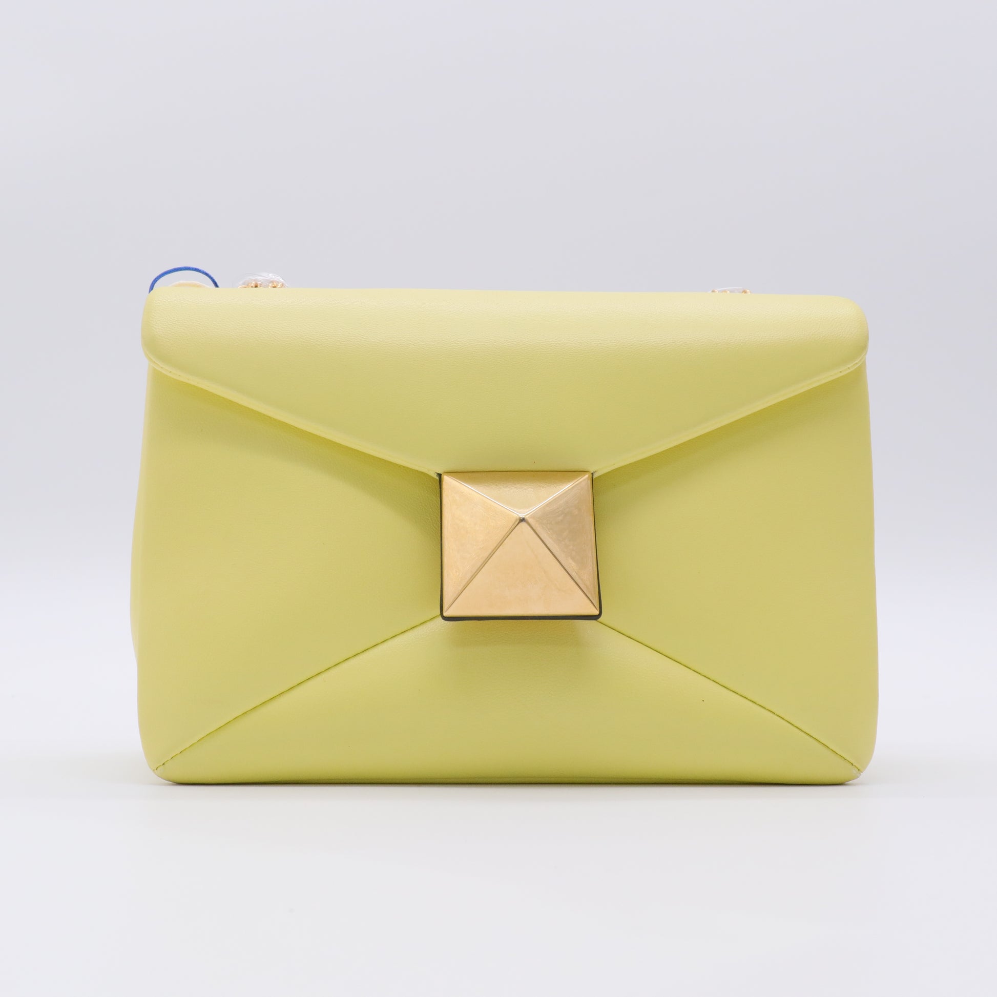 Yellow Leather One Stud Chain Bag twins