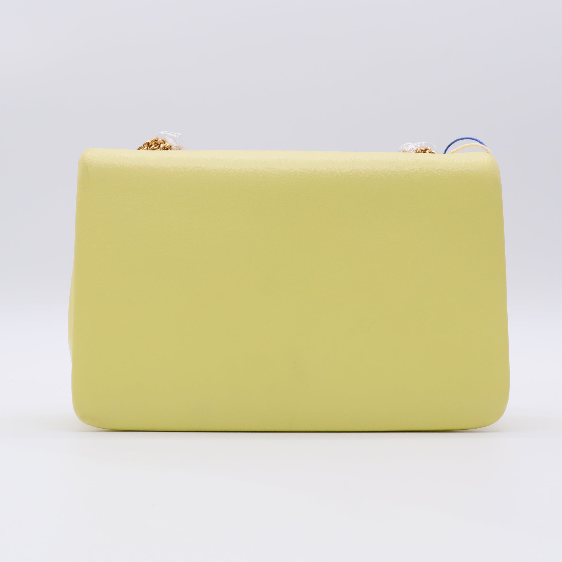 Yellow Leather One Stud Chain Bag twins