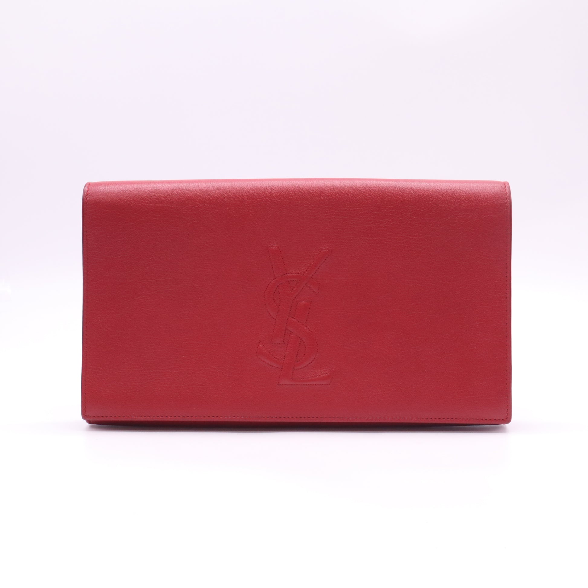 Yves Saint Laurent Belle de Jour Leather Clutch Bag W22546