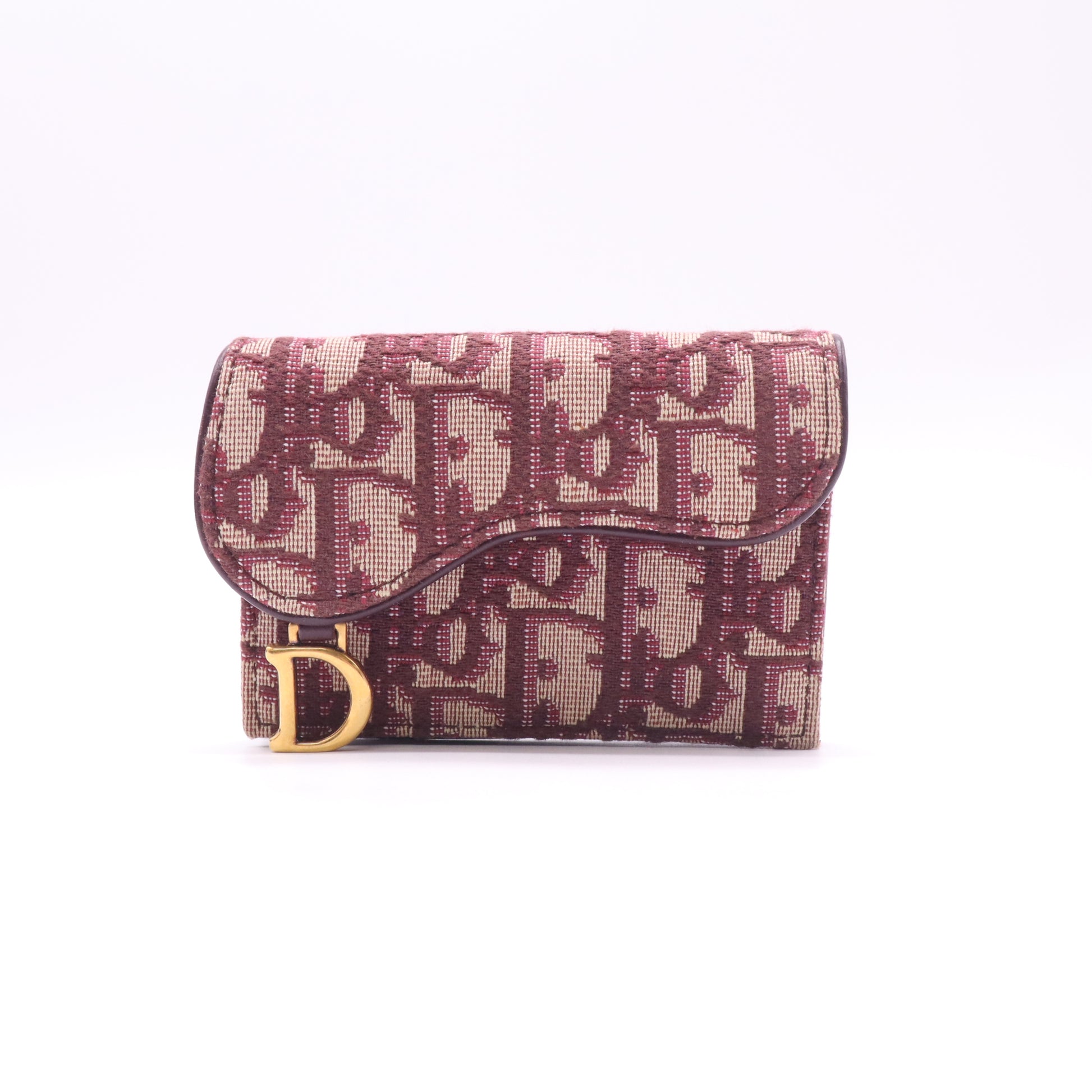 Dior Saddle Flap Card Holder W22661