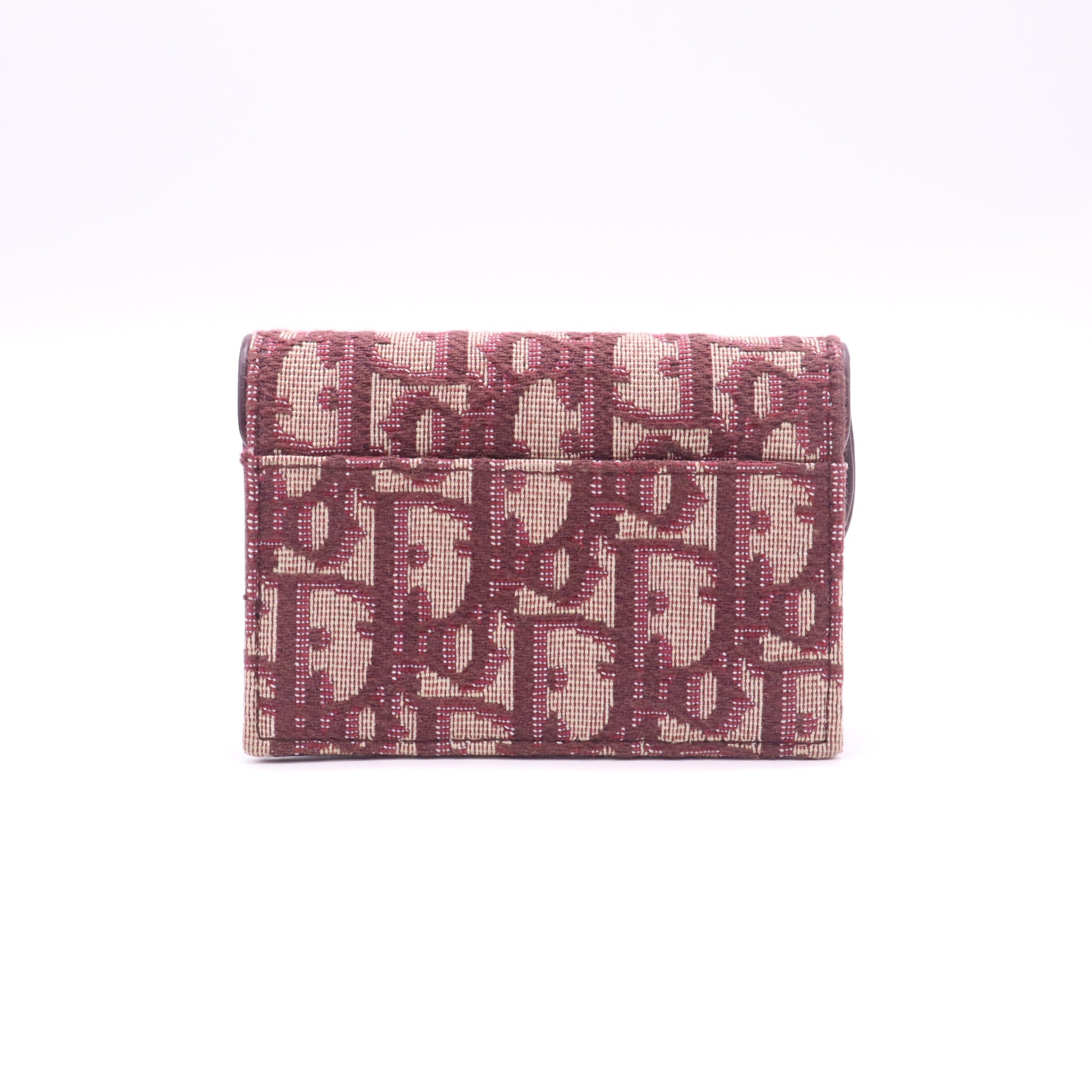 Dior Saddle Flap Card Holder W22661