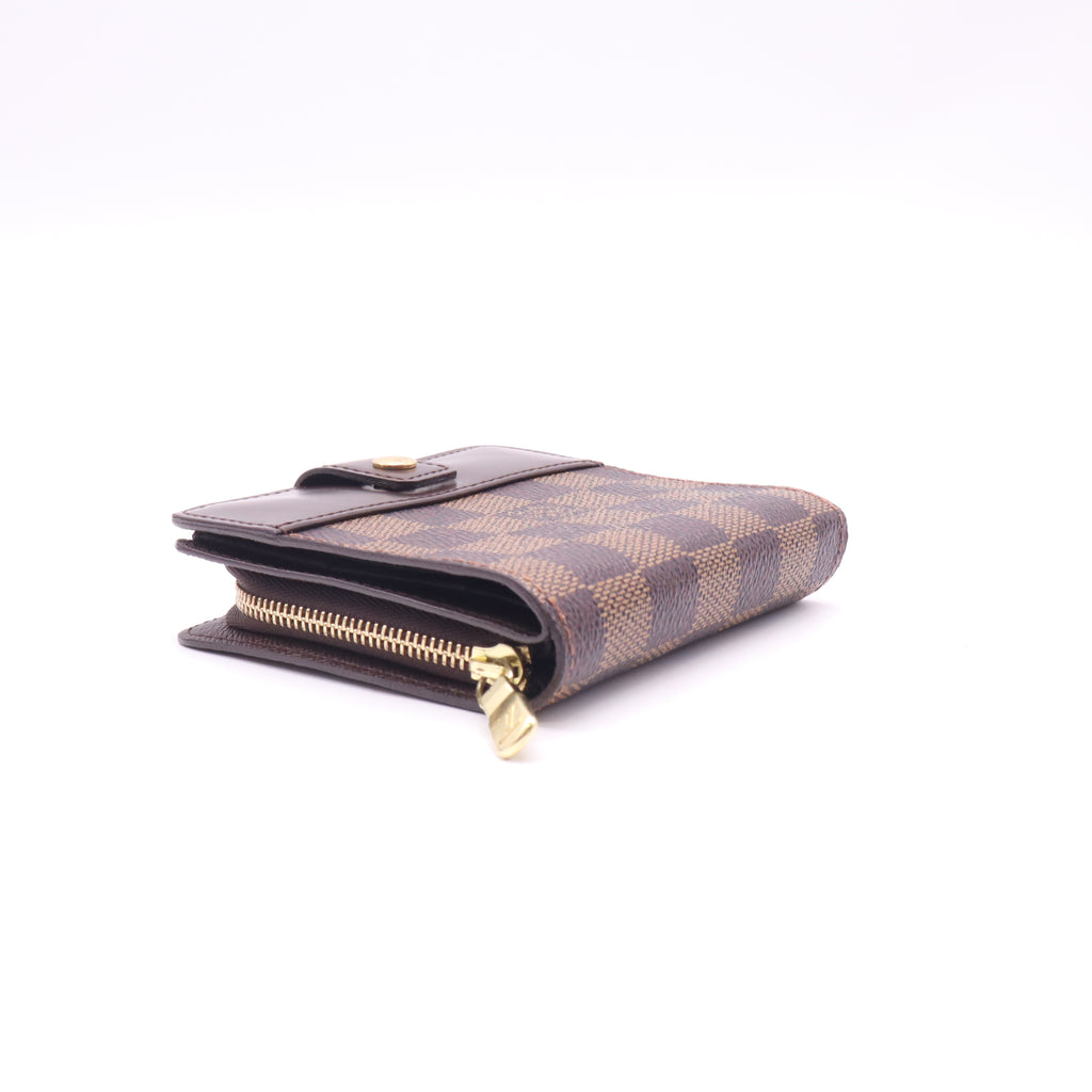 Louis Vuitton Damier Ebene Compact Zip Wallet W22663