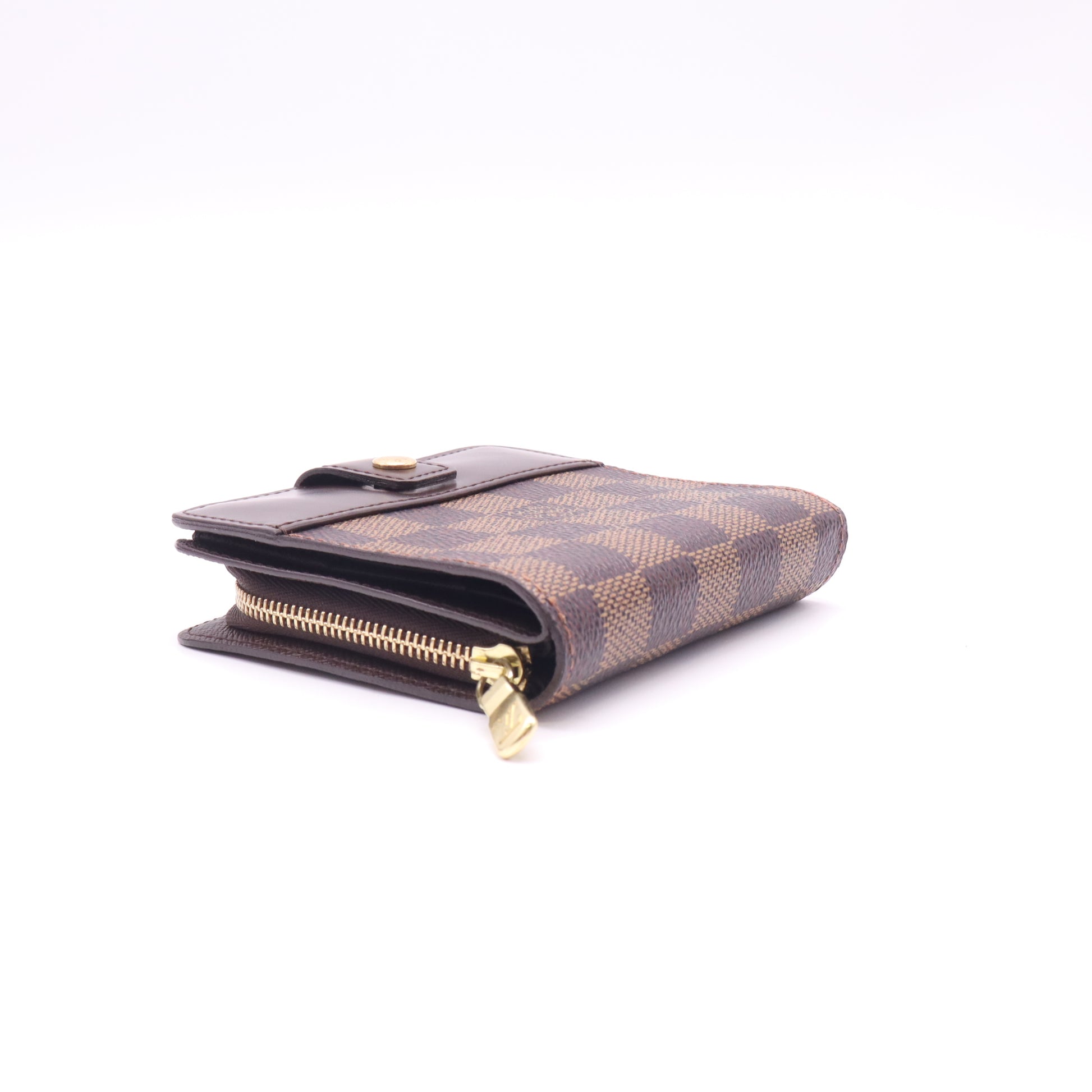Louis Vuitton Damier Ebene Compact Zip Wallet W22663
