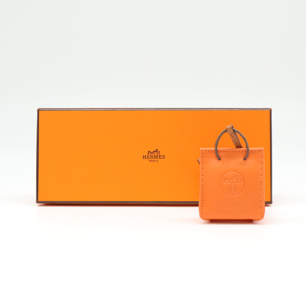 Hermes Orange Bag Charm W21508