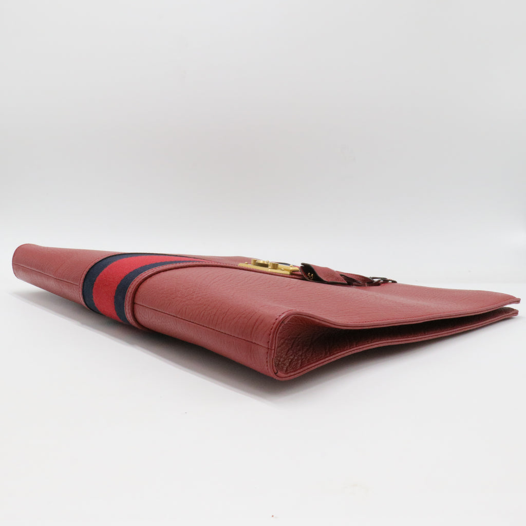 Calfskin Web Padlock Tote