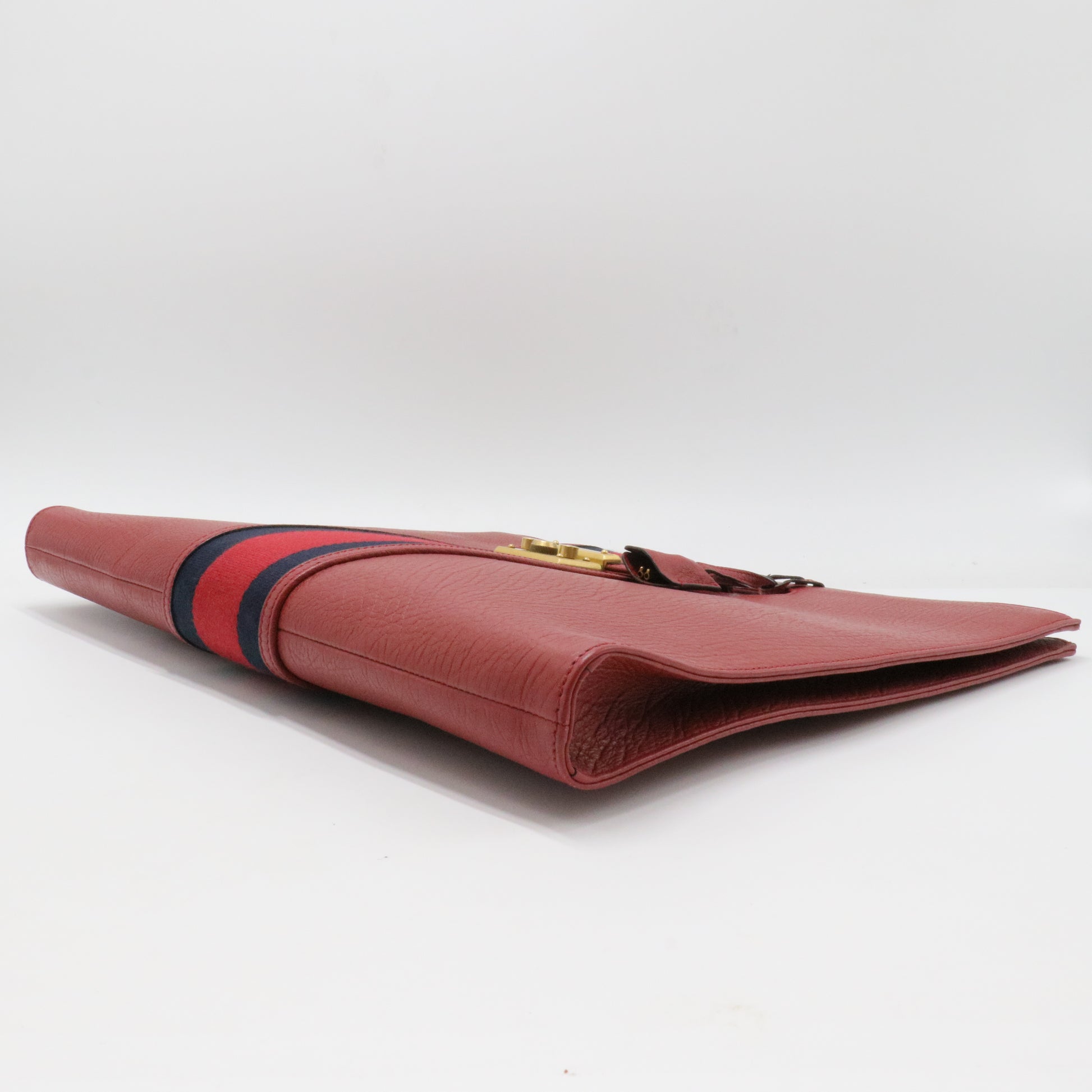 Calfskin Web Padlock Tote