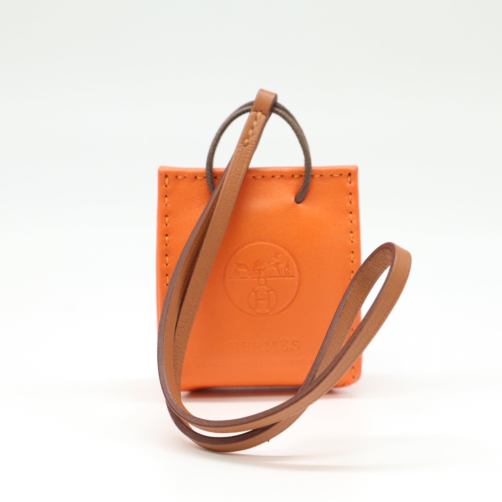 Hermes Orange Bag Charm W21508