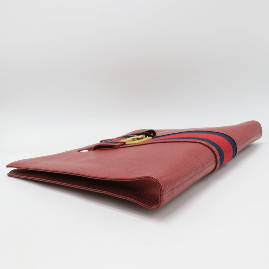 Calfskin Web Padlock Tote