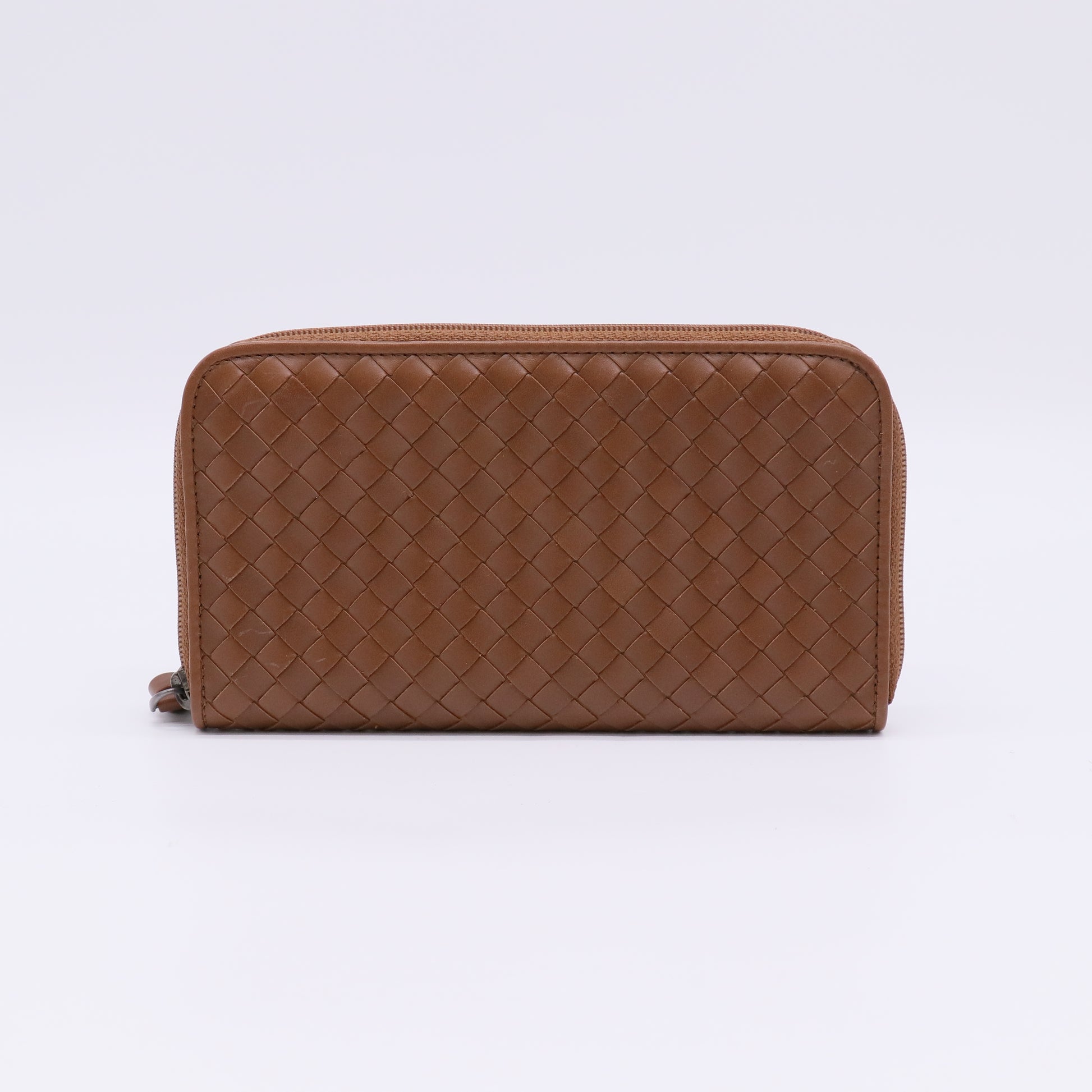 Bottega Veneta Intrecciato Nappa Zip-Around Wallet W22462