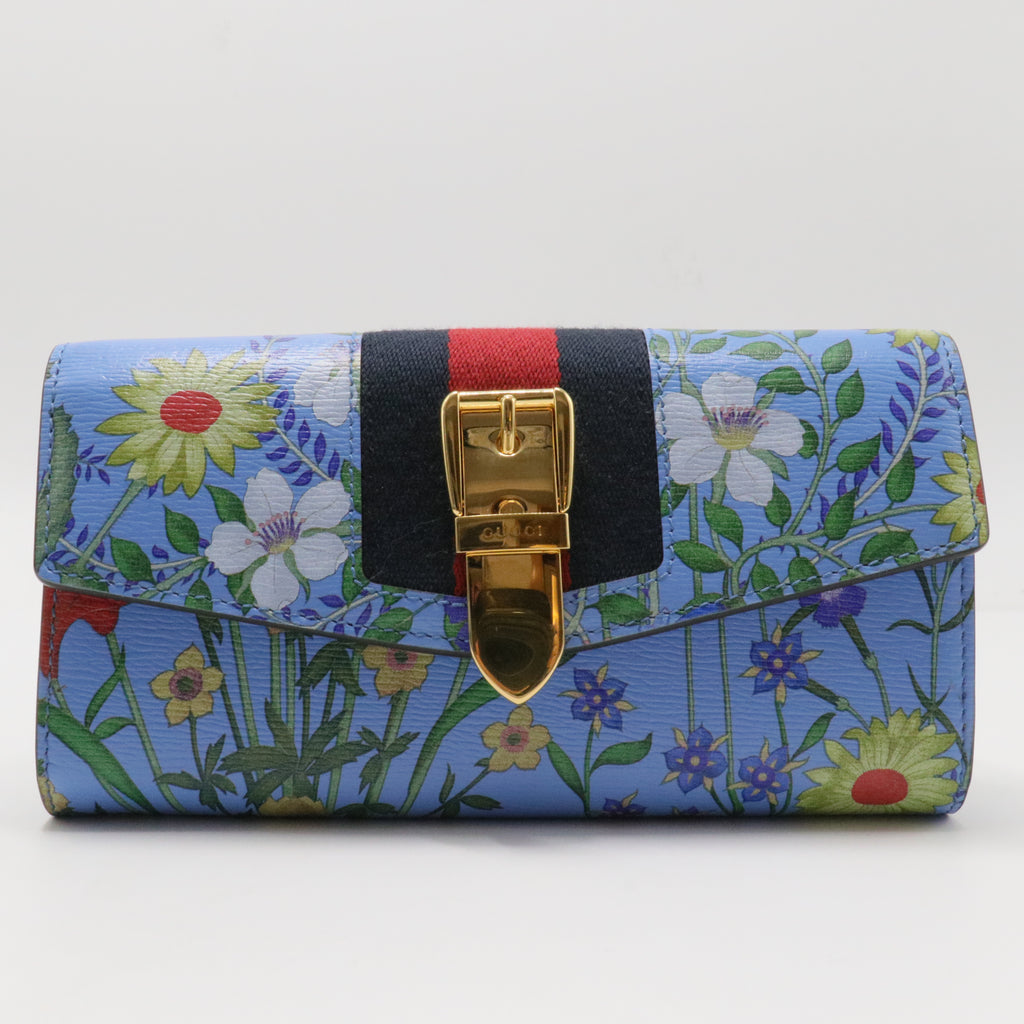 Gucci Flora Sylvie Continental Wallet