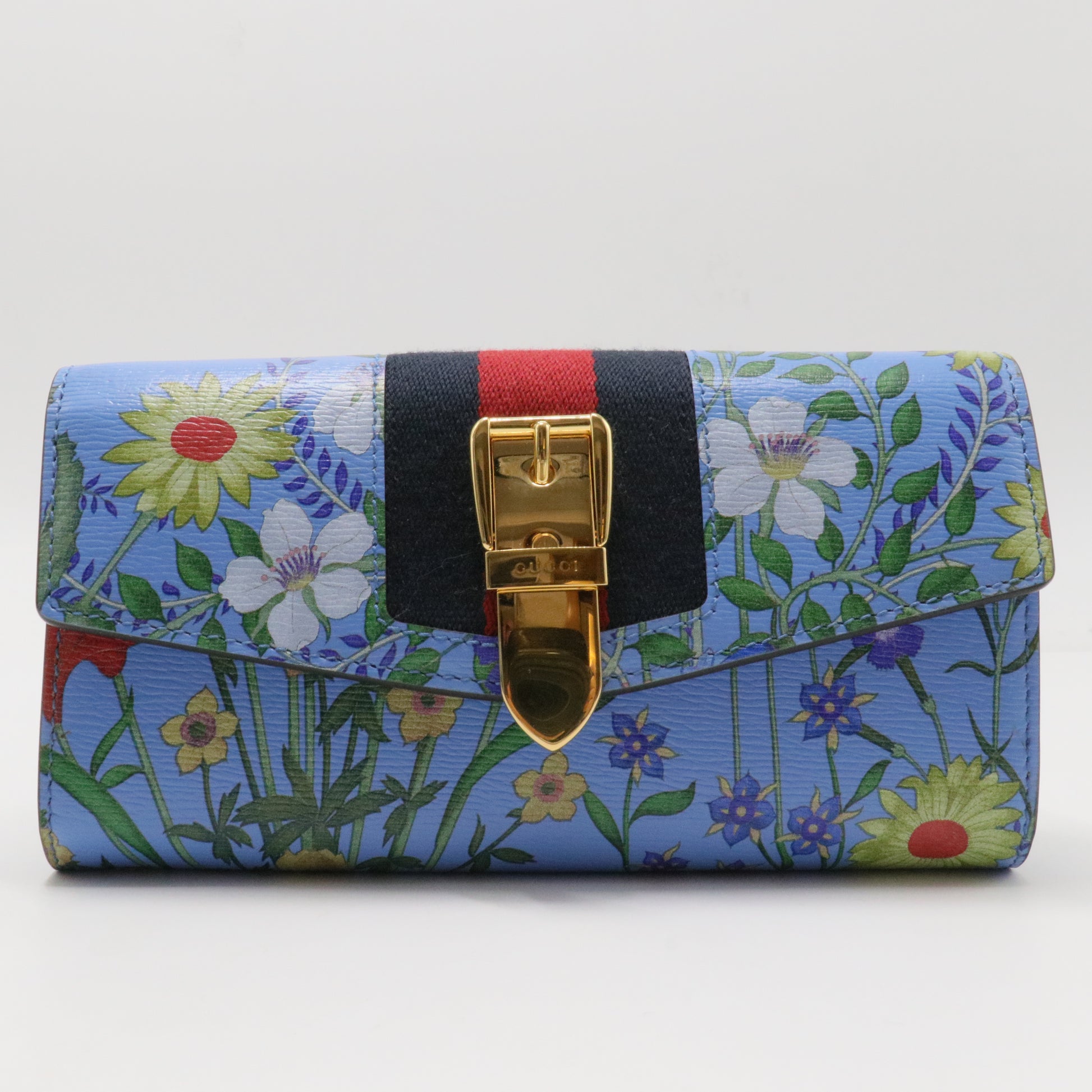 Gucci Flora Sylvie Continental Wallet