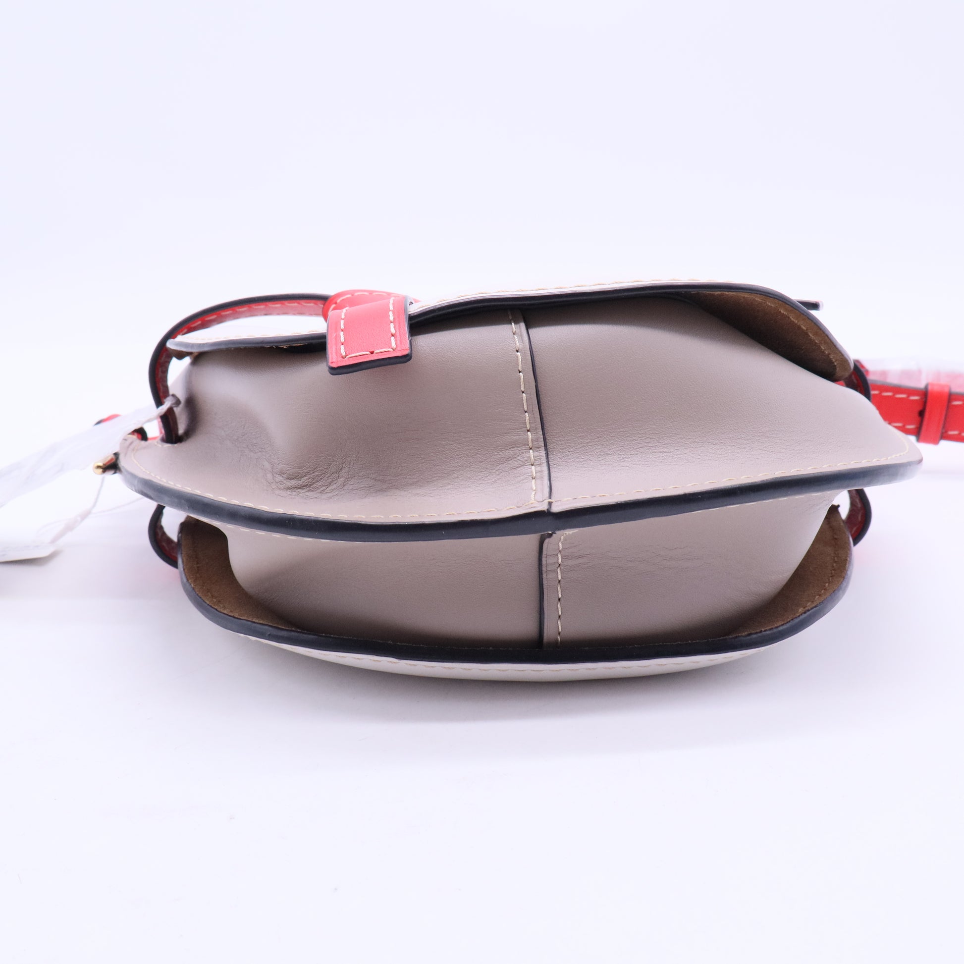 Loewe Small Gate Crossbody Bag White Red Taupe twins LDJ2774