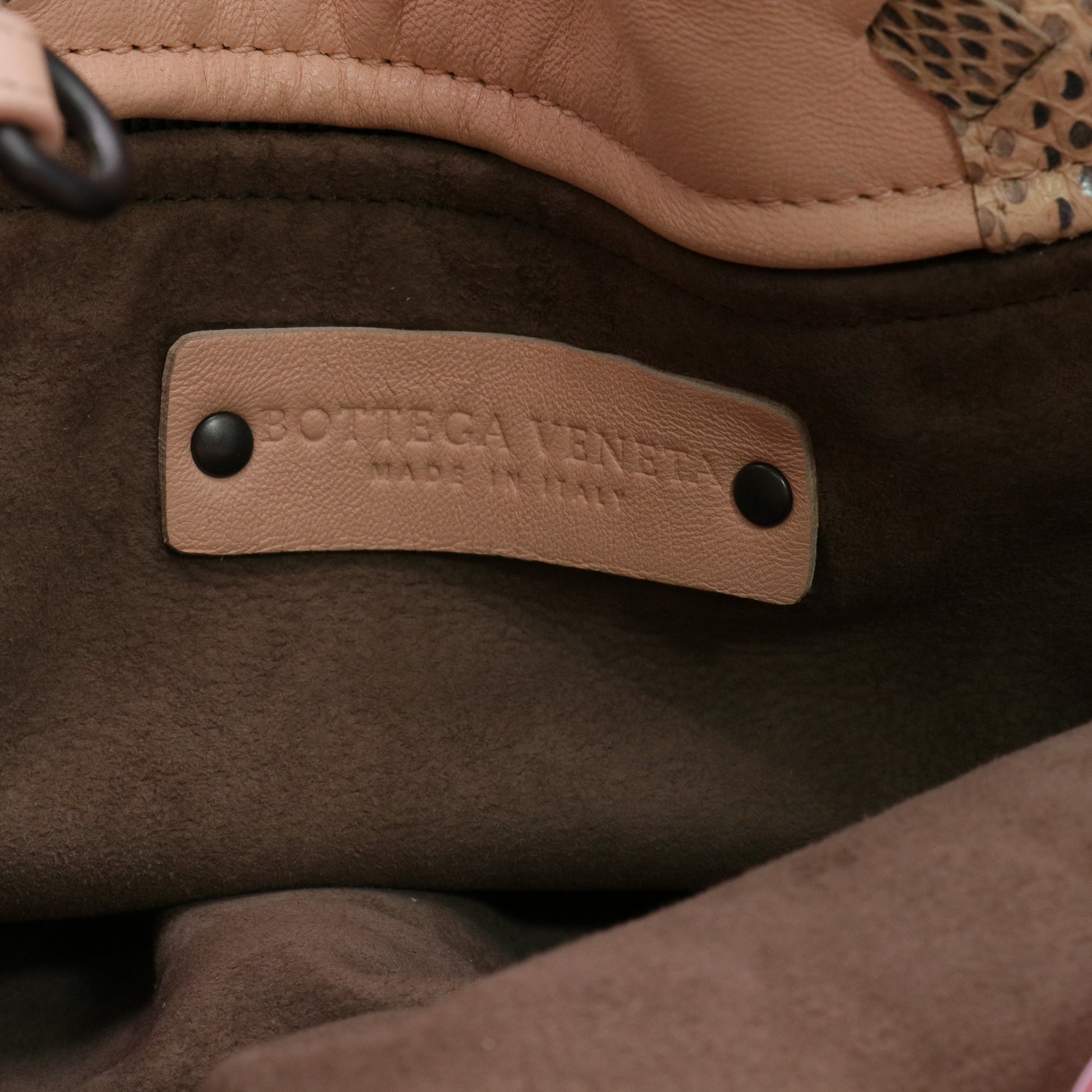 Nappa Intrecciato Ayers Medium Tote Beige twins