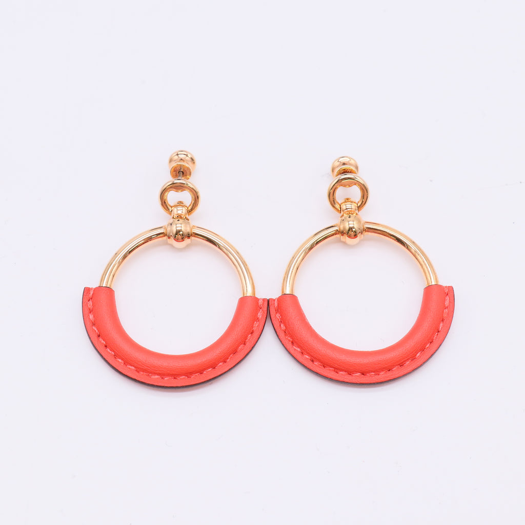Hermes Loop Earrings twins LDJ4978