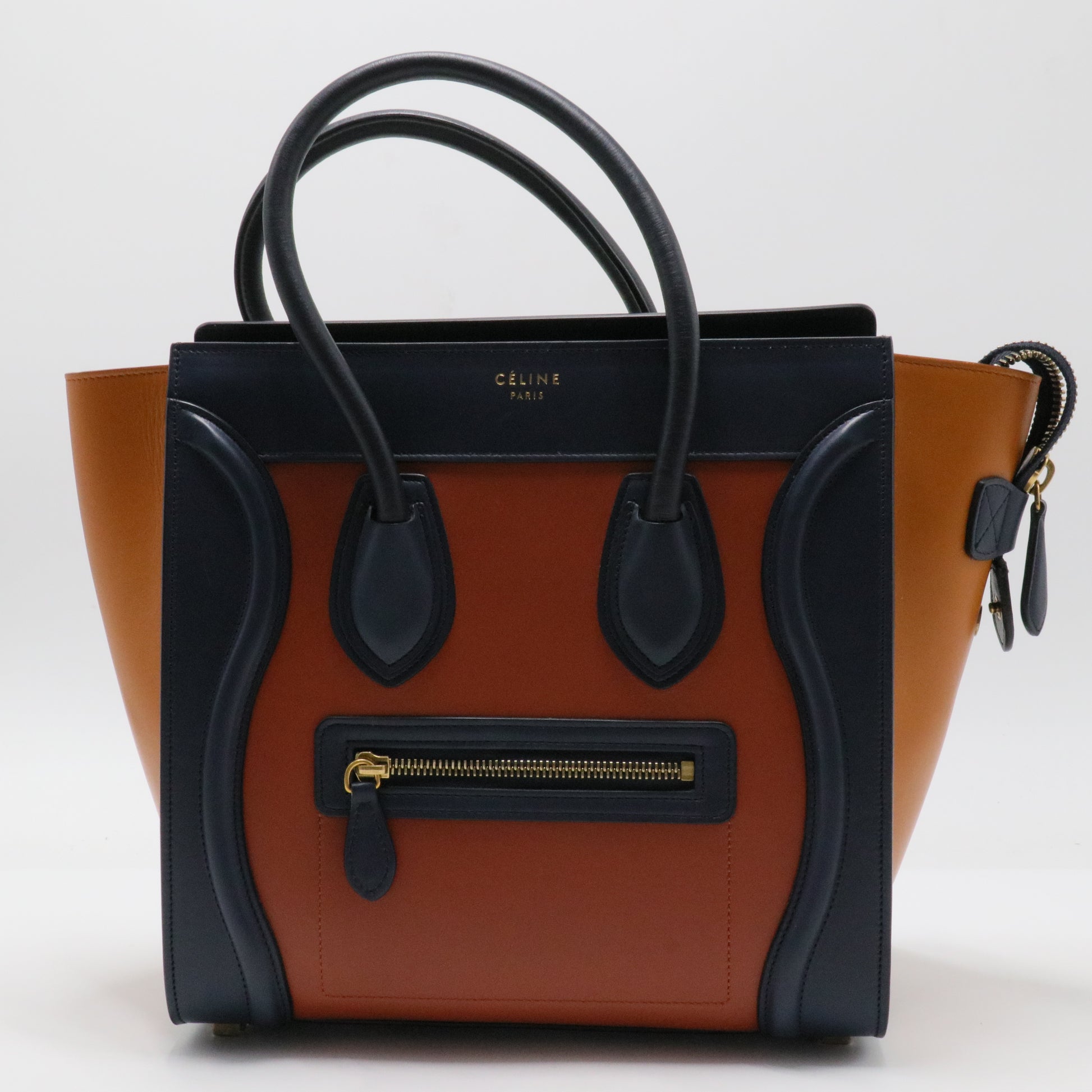 Luggage Bag Grainy Leather Mini