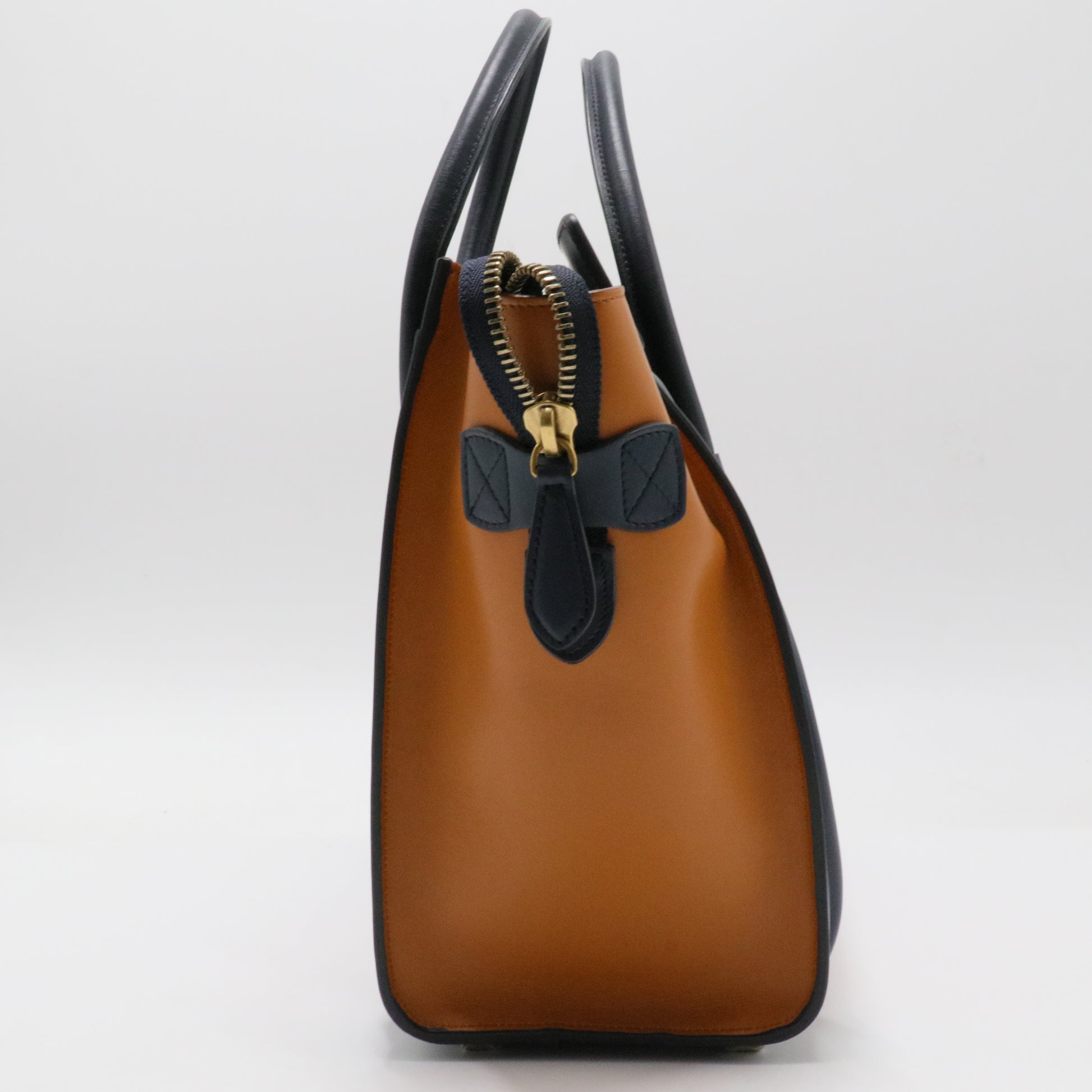 Luggage Bag Grainy Leather Mini