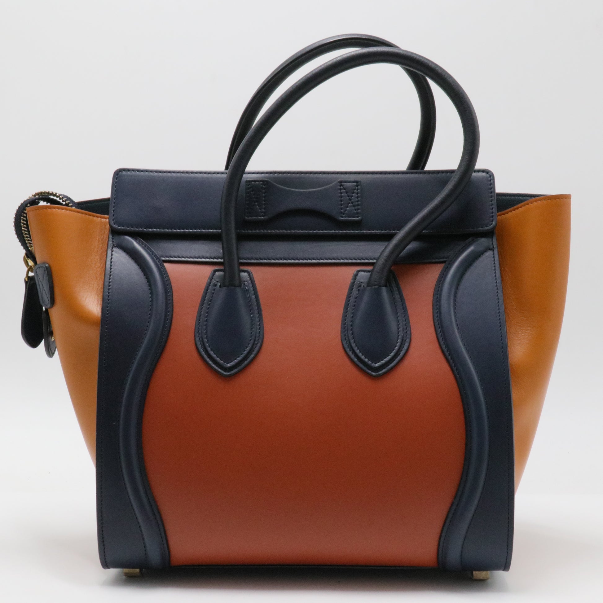 Luggage Bag Grainy Leather Mini