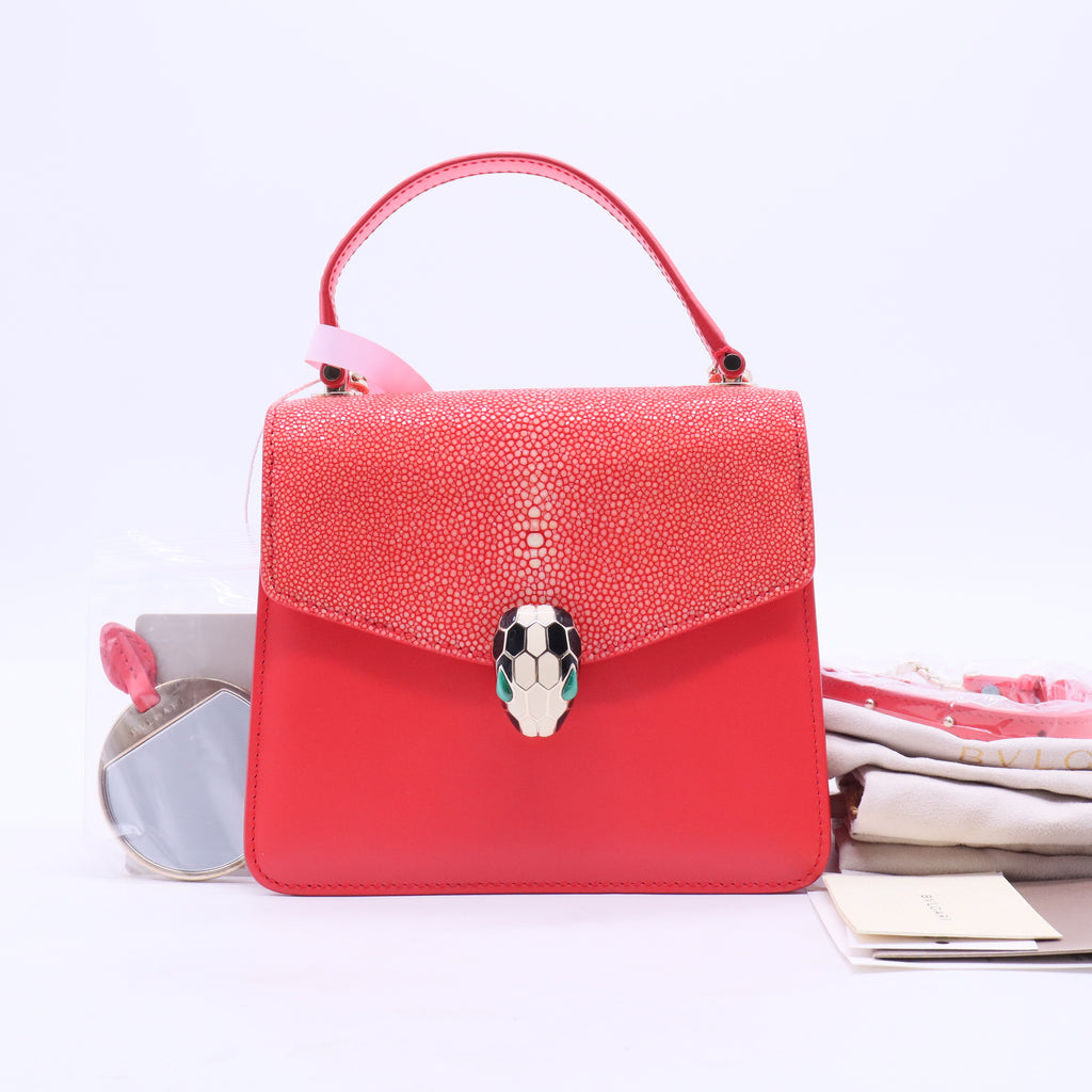 Stingray Serpenti Handle Bag Twins LDJ2831