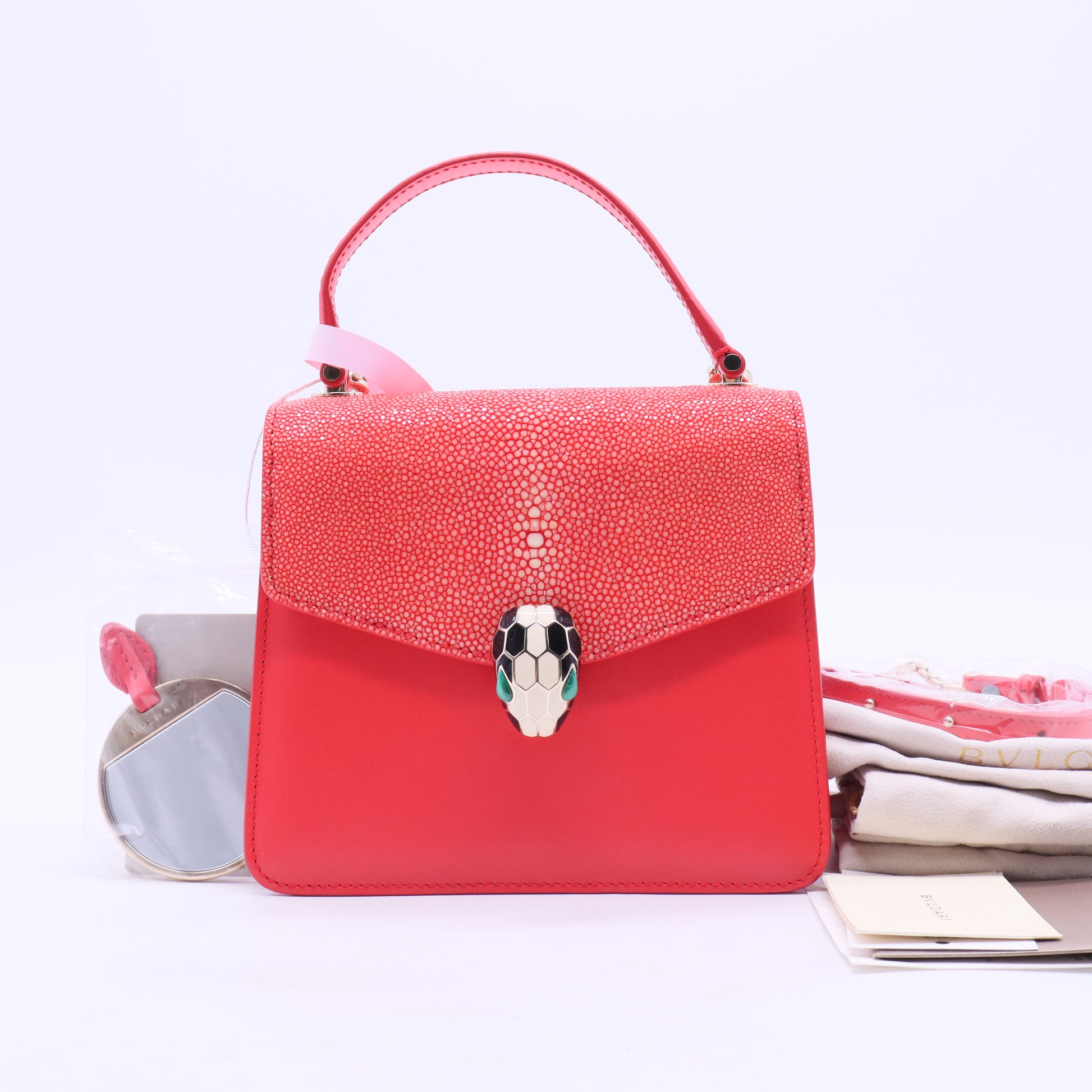 Stingray Serpenti Handle Bag Twins LDJ2831