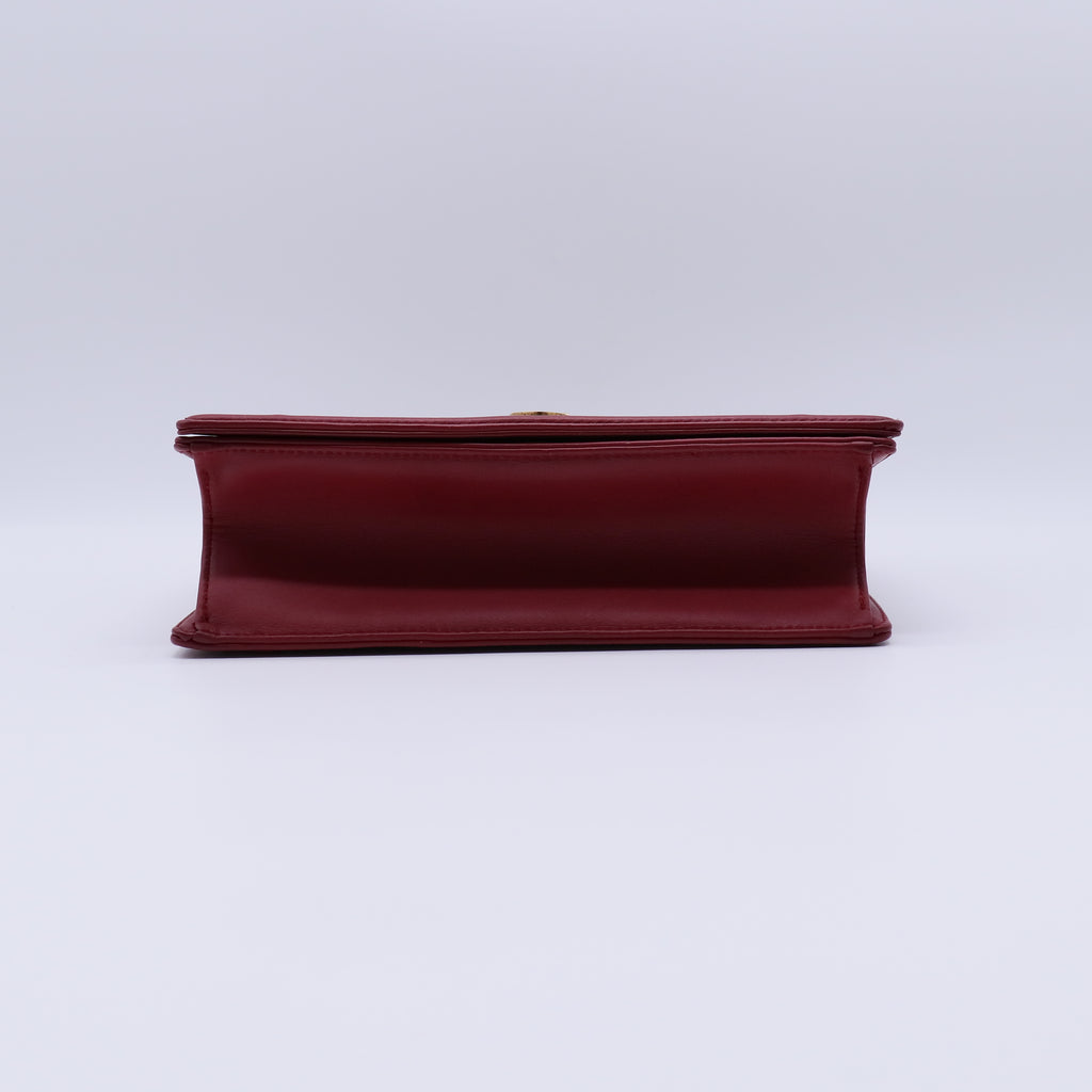 Lambskin Studded Medium Diorama Flap Bag B22190