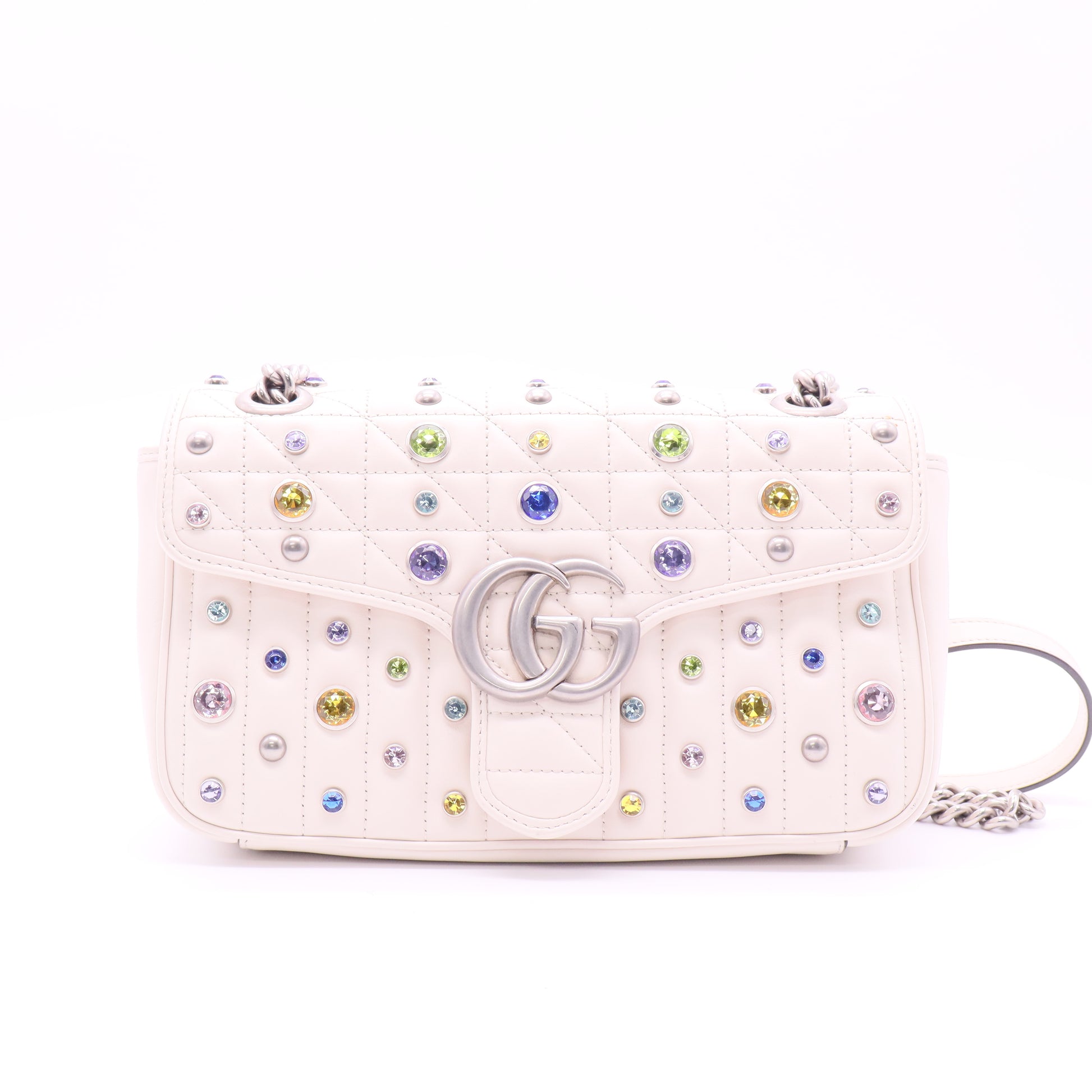 Small GG Marmont Crystal Shoulder Bag twins