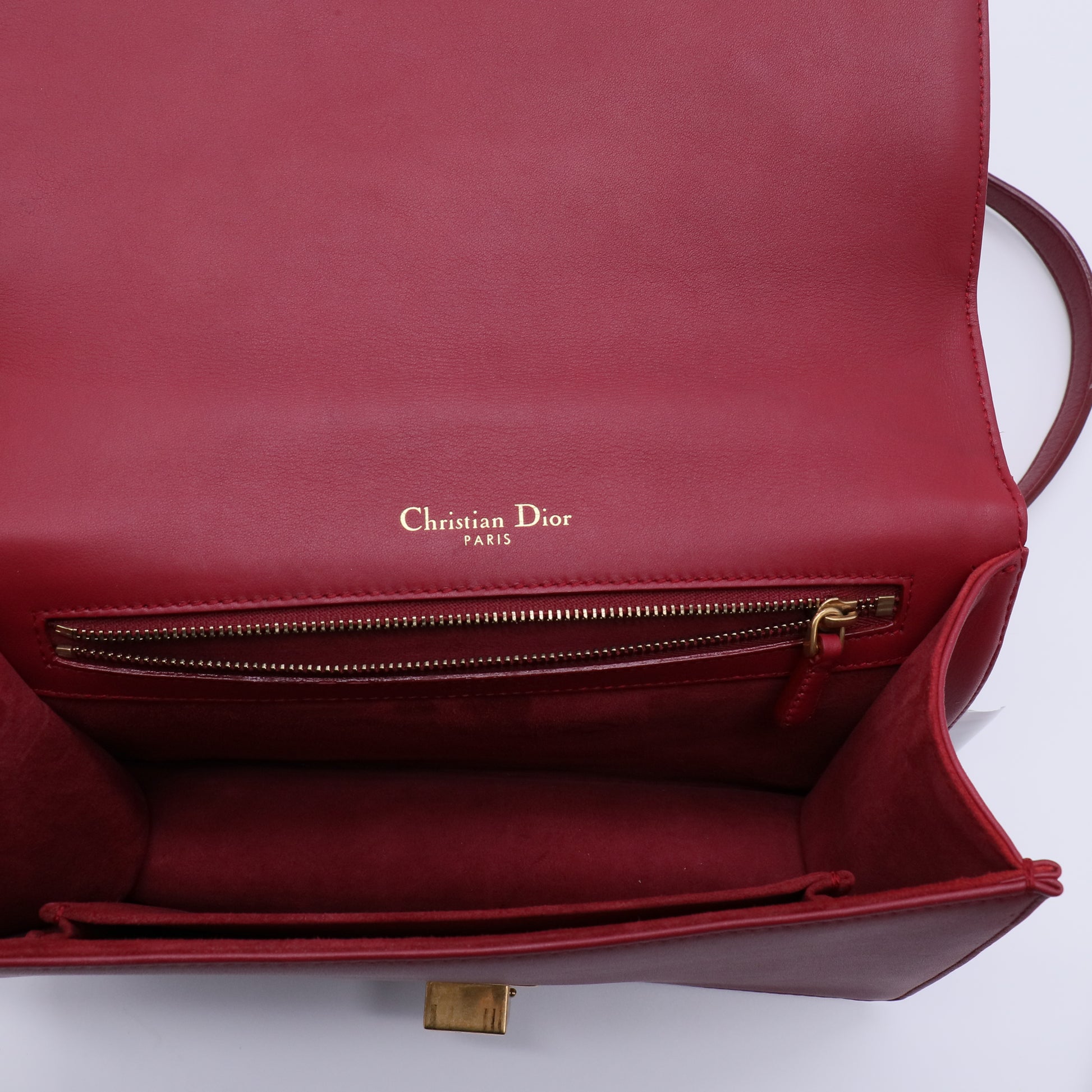 Lambskin Studded Medium Diorama Flap Bag B22190