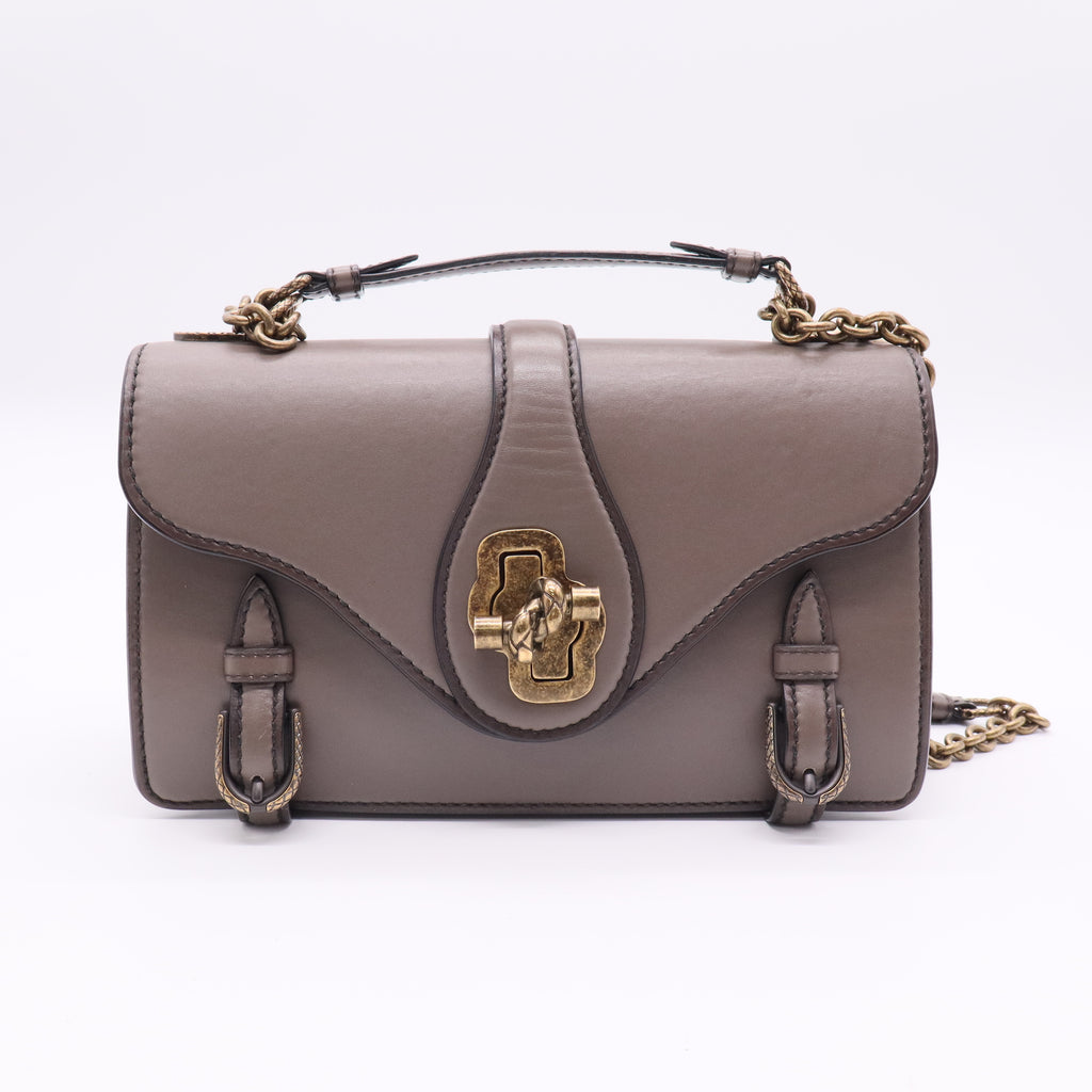 Bottega Veneta City Knot Flap Bag Leather Twins