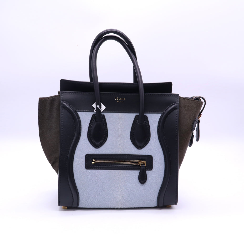 Tri-Color Mini Luggage Tote Twins LDJ3633