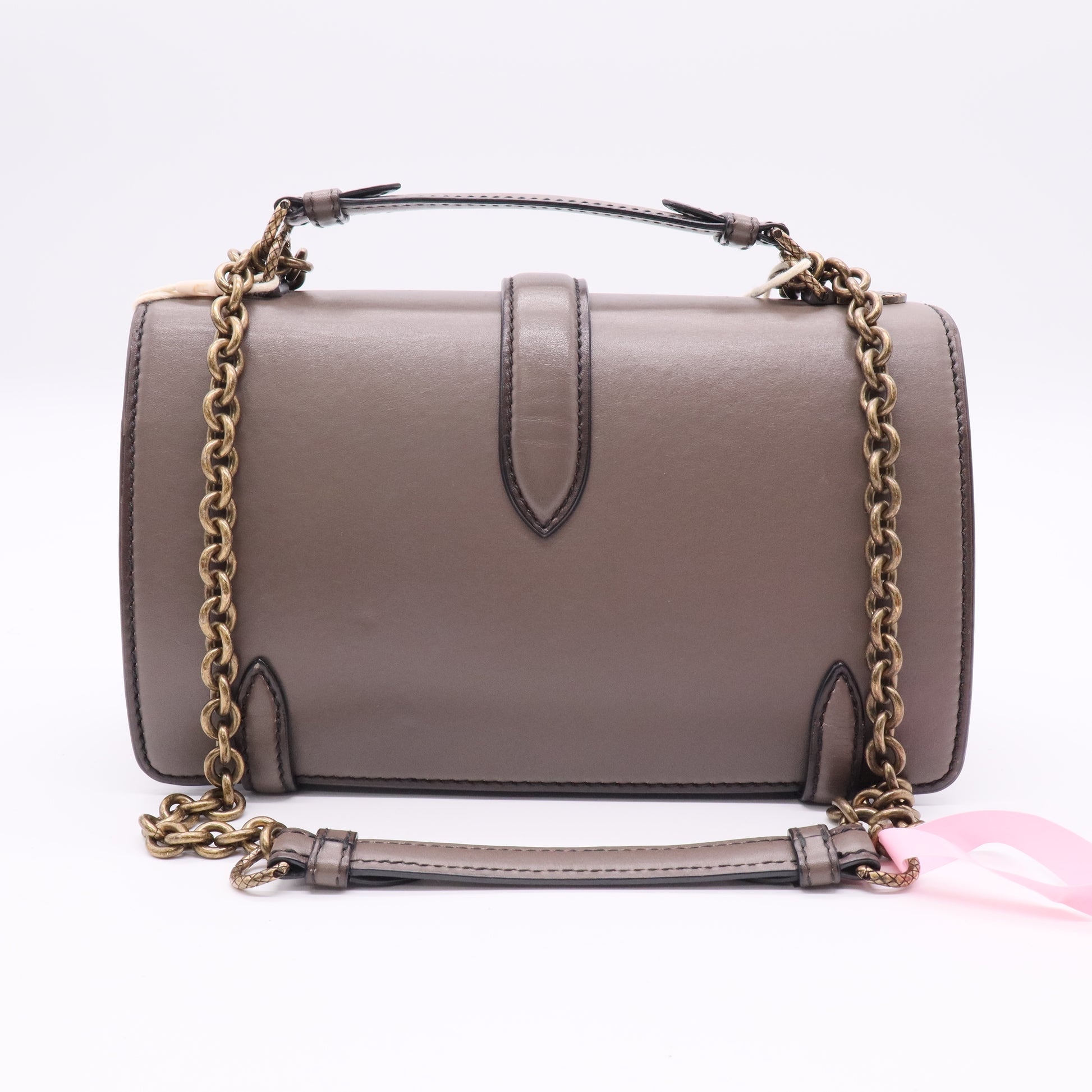 Bottega Veneta City Knot Flap Bag Leather Twins