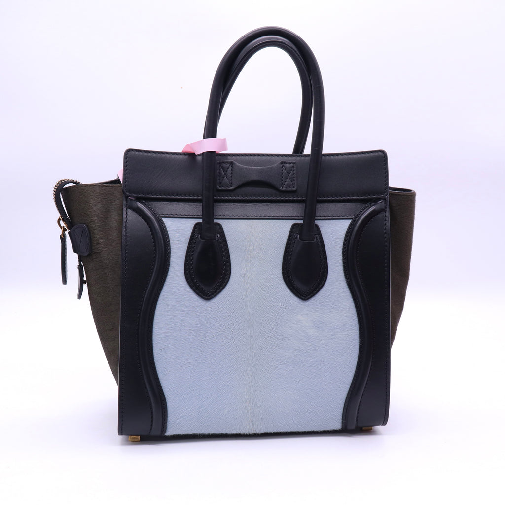 Tri-Color Mini Luggage Tote Twins LDJ3633