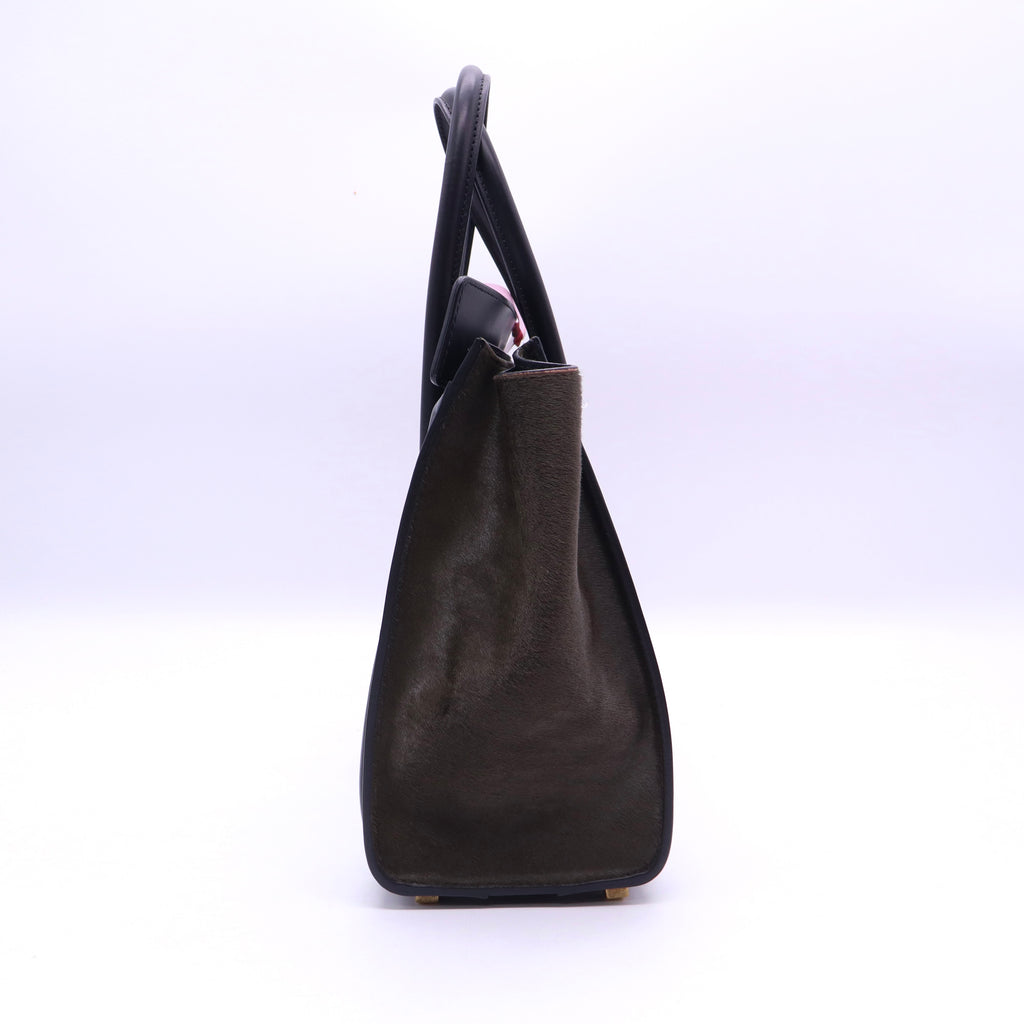 Tri-Color Mini Luggage Tote Twins LDJ3633