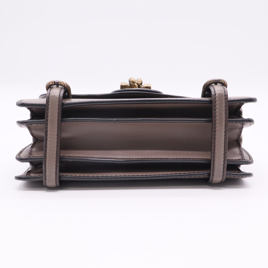 Bottega Veneta City Knot Flap Bag Leather Twins