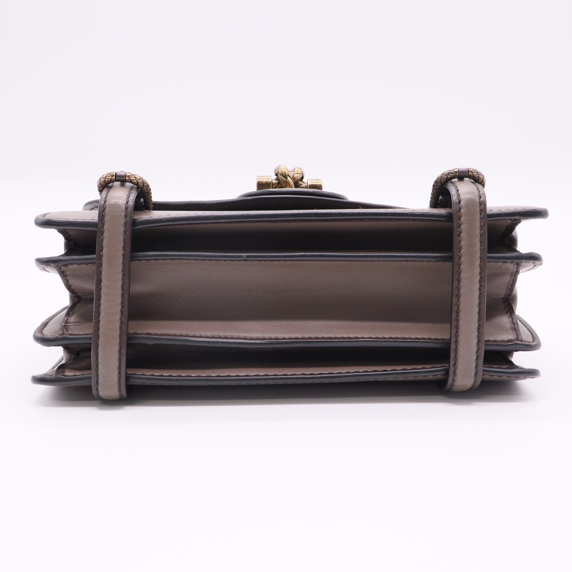 Bottega Veneta City Knot Flap Bag Leather Twins