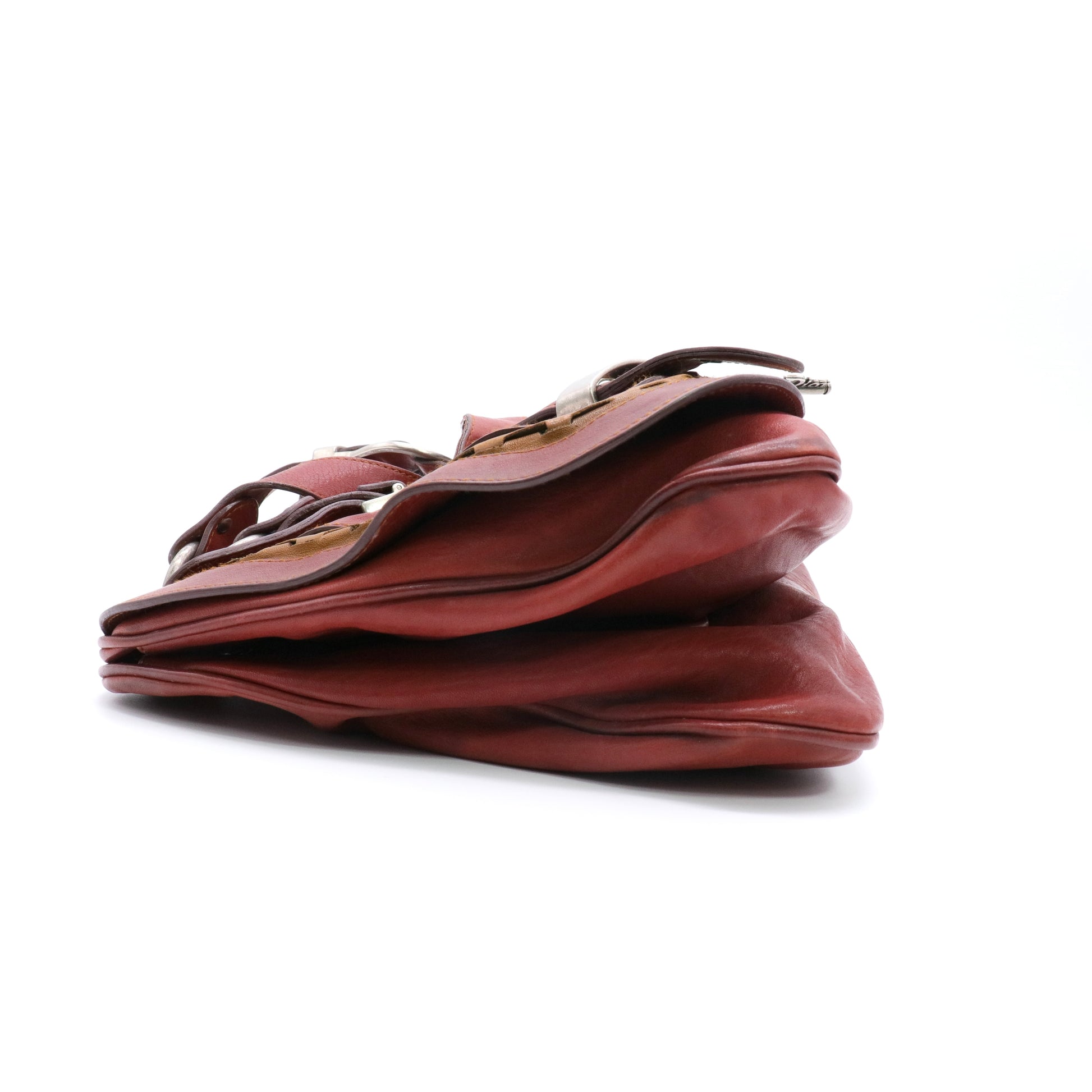 Leather Large Gaucho Double Saddle Bag twins