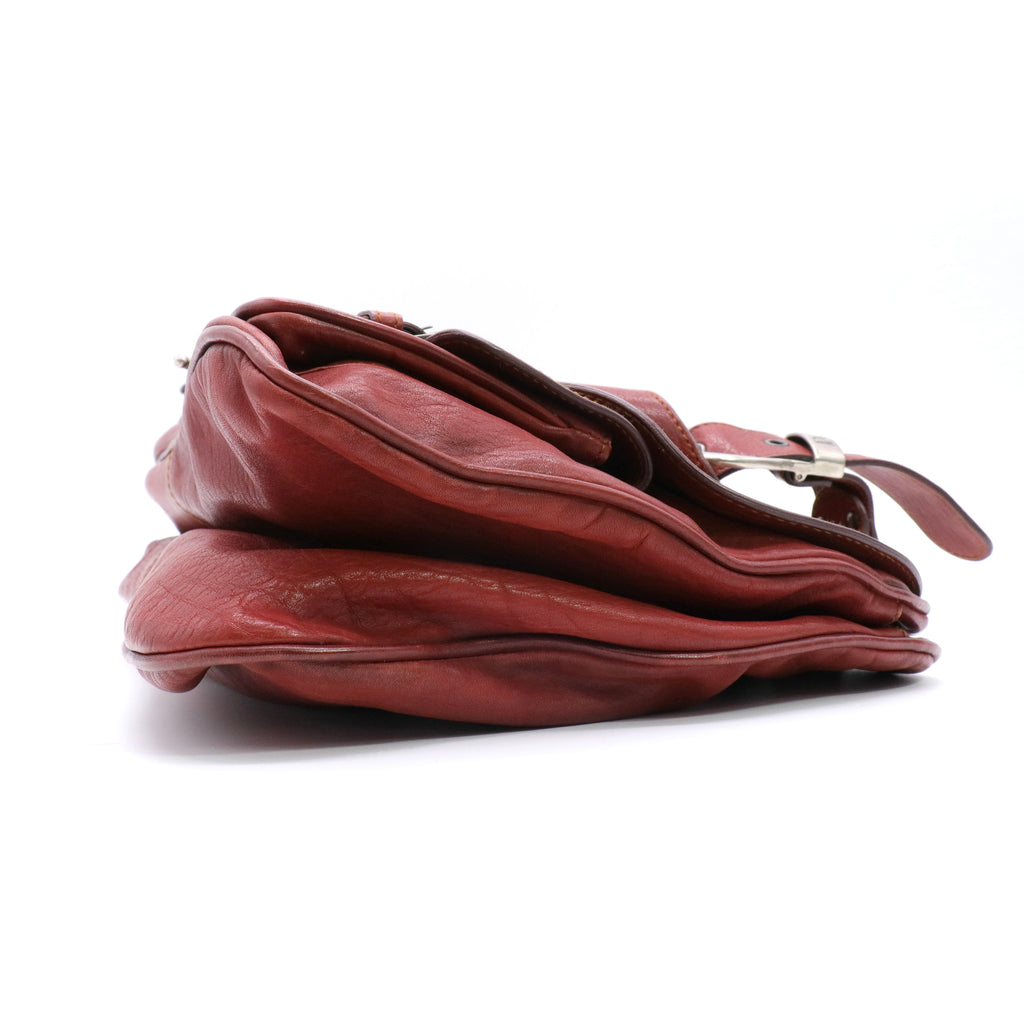 Leather Large Gaucho Double Saddle Bag twins