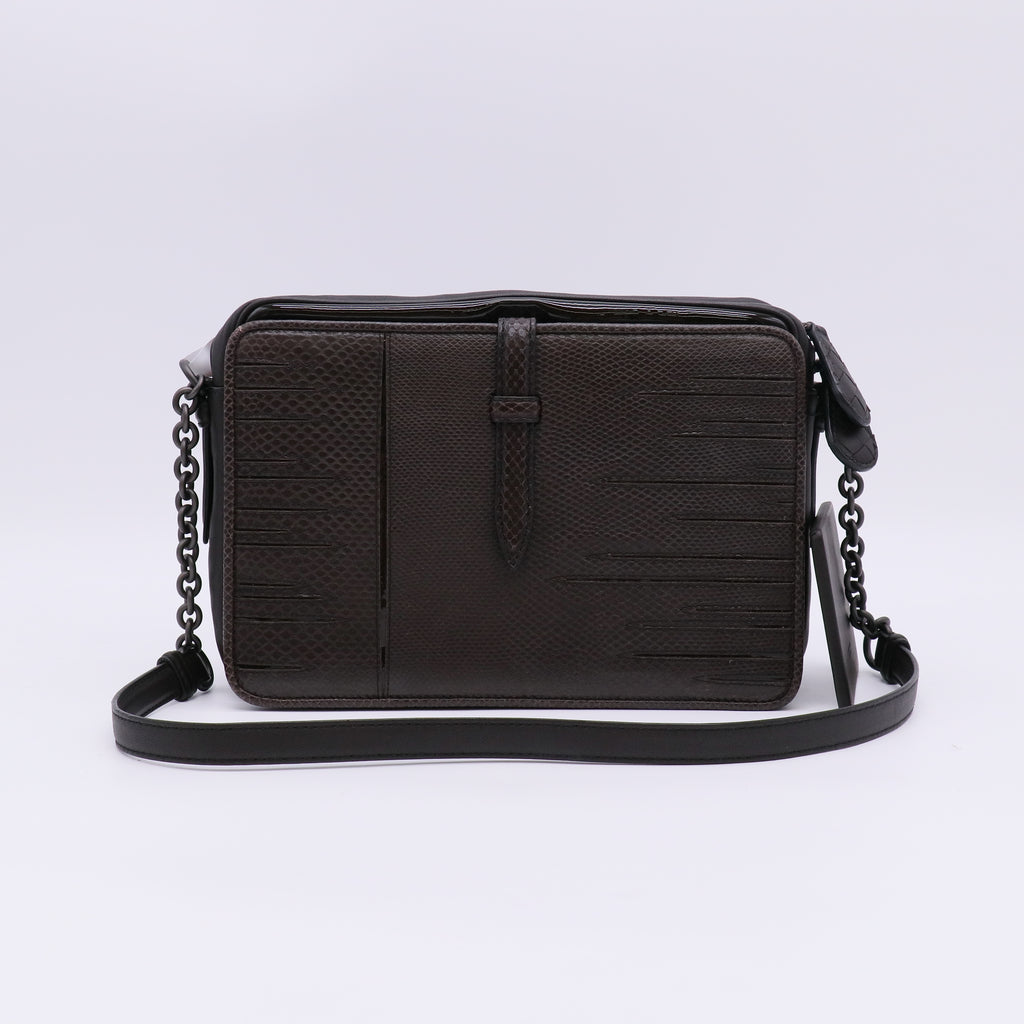 Bottega Veneta Ayers-Trimmed Karung Shoulder Bag twins W22584