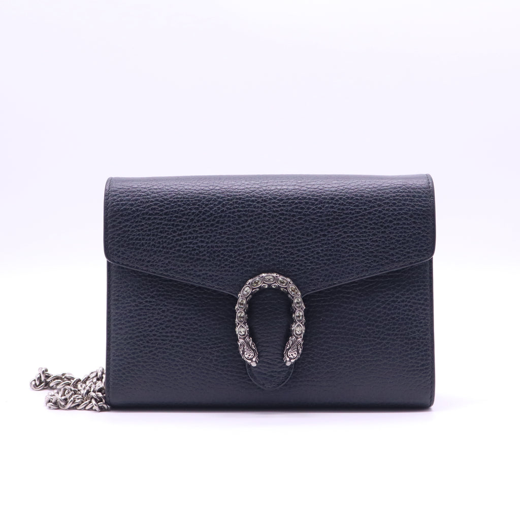 Gucci Dionysus Leather Mini Chain Wallet B22035