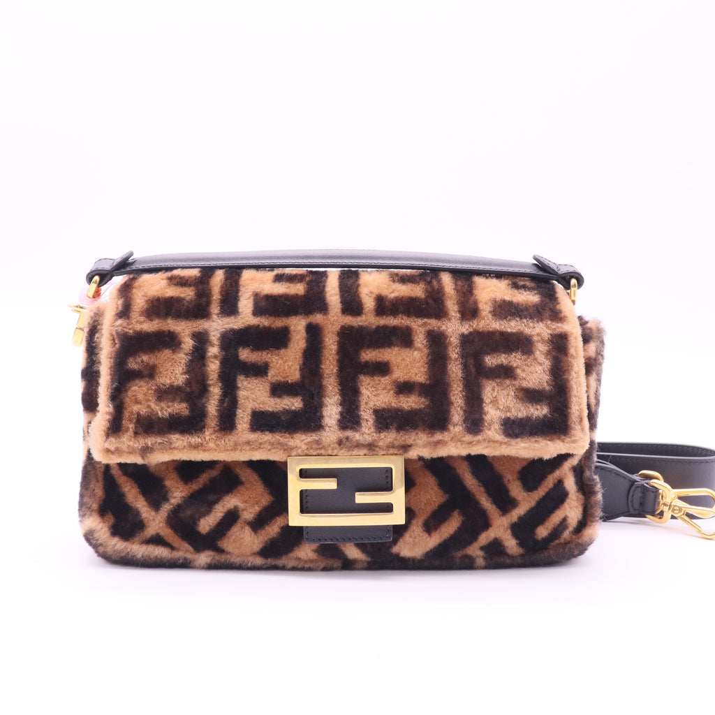 Baguette NM Bag Zucca Shearling Twins