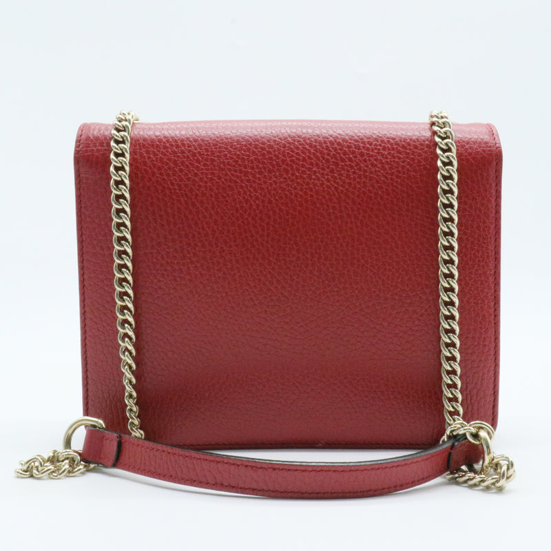 Interlocking Shoulder Bag Leather Small