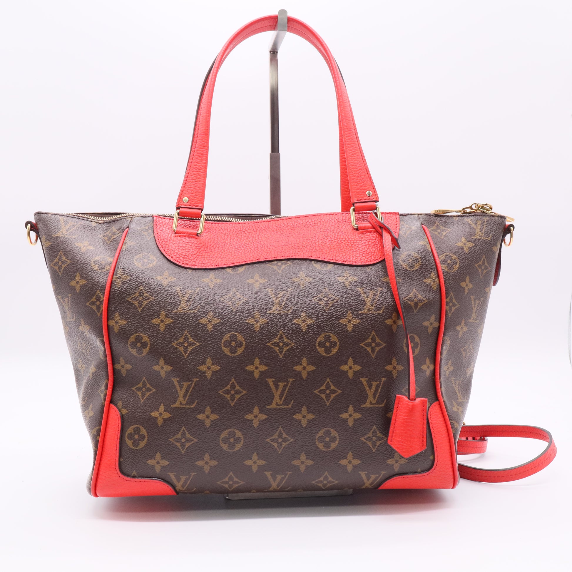 Estrela Handbag Monogram Canvas MM Twins