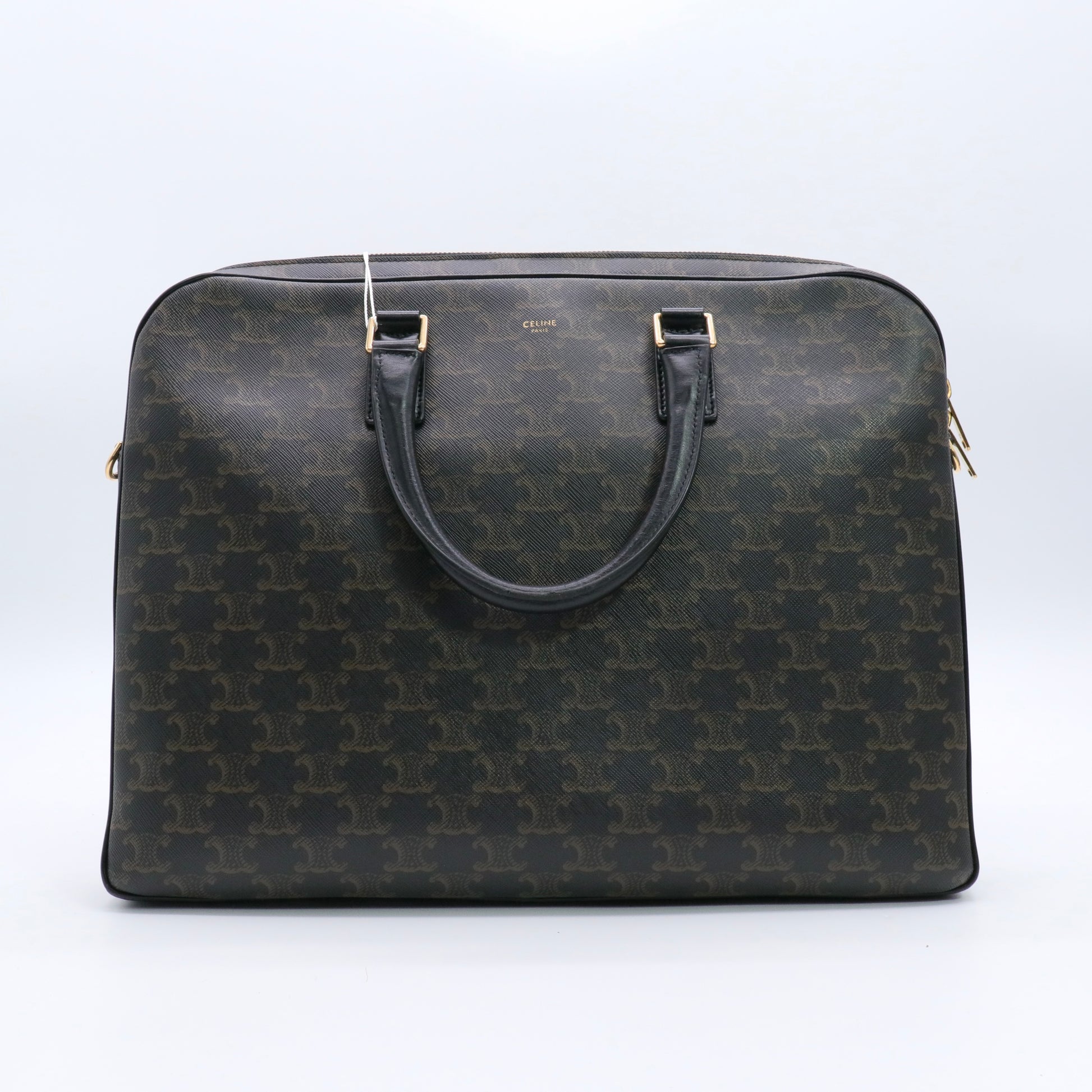 Business bag briefcase Brown Black twins