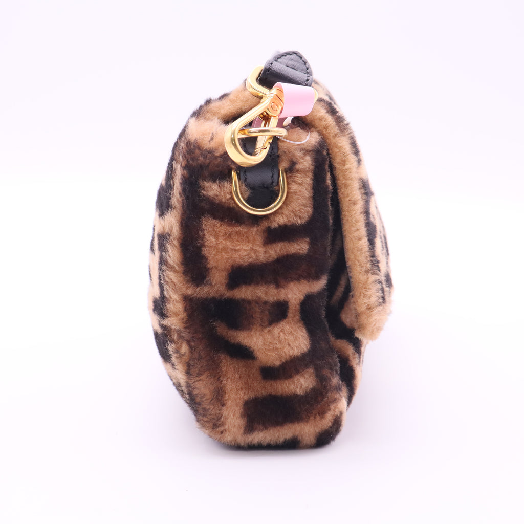 Baguette NM Bag Zucca Shearling Twins