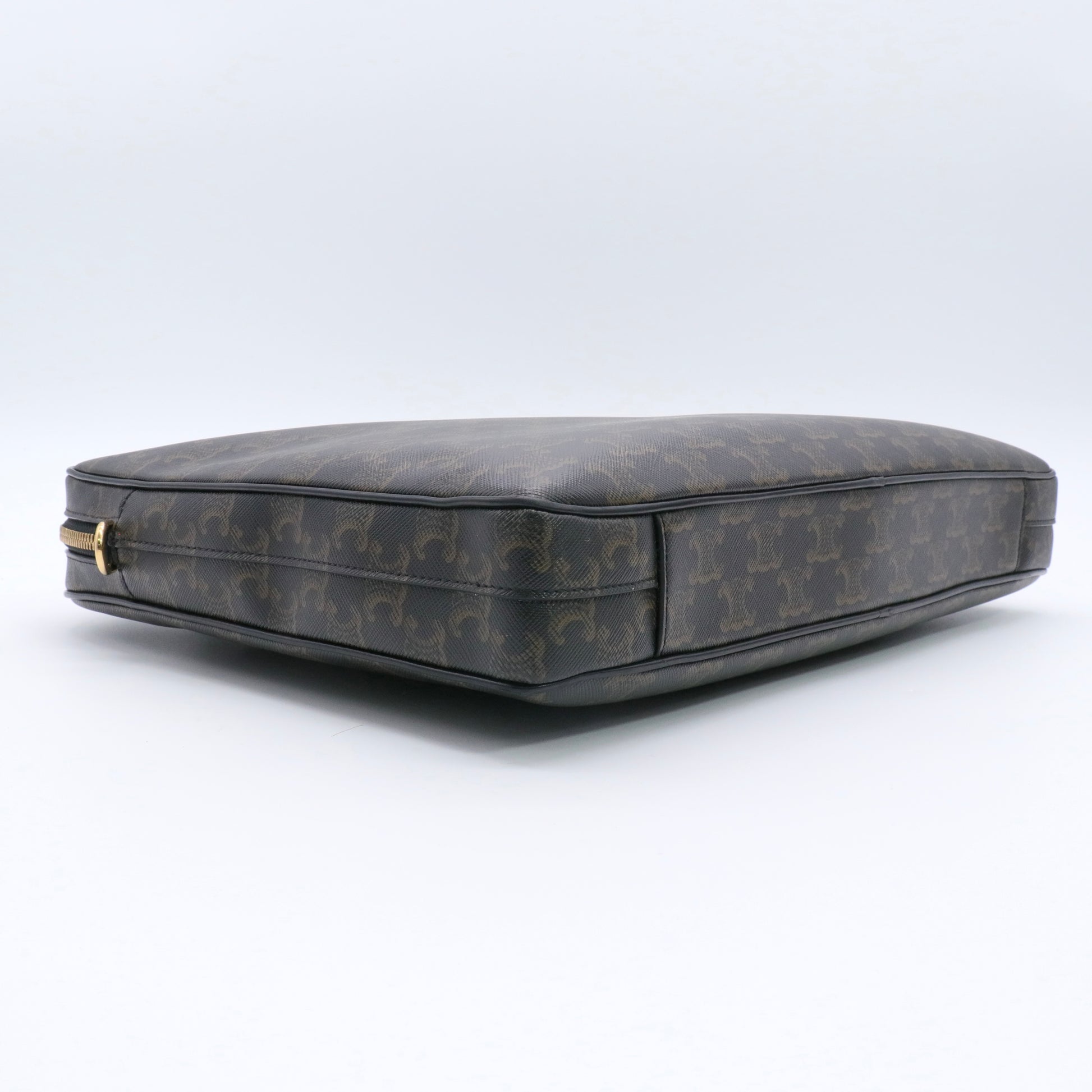 Business bag briefcase Brown Black twins